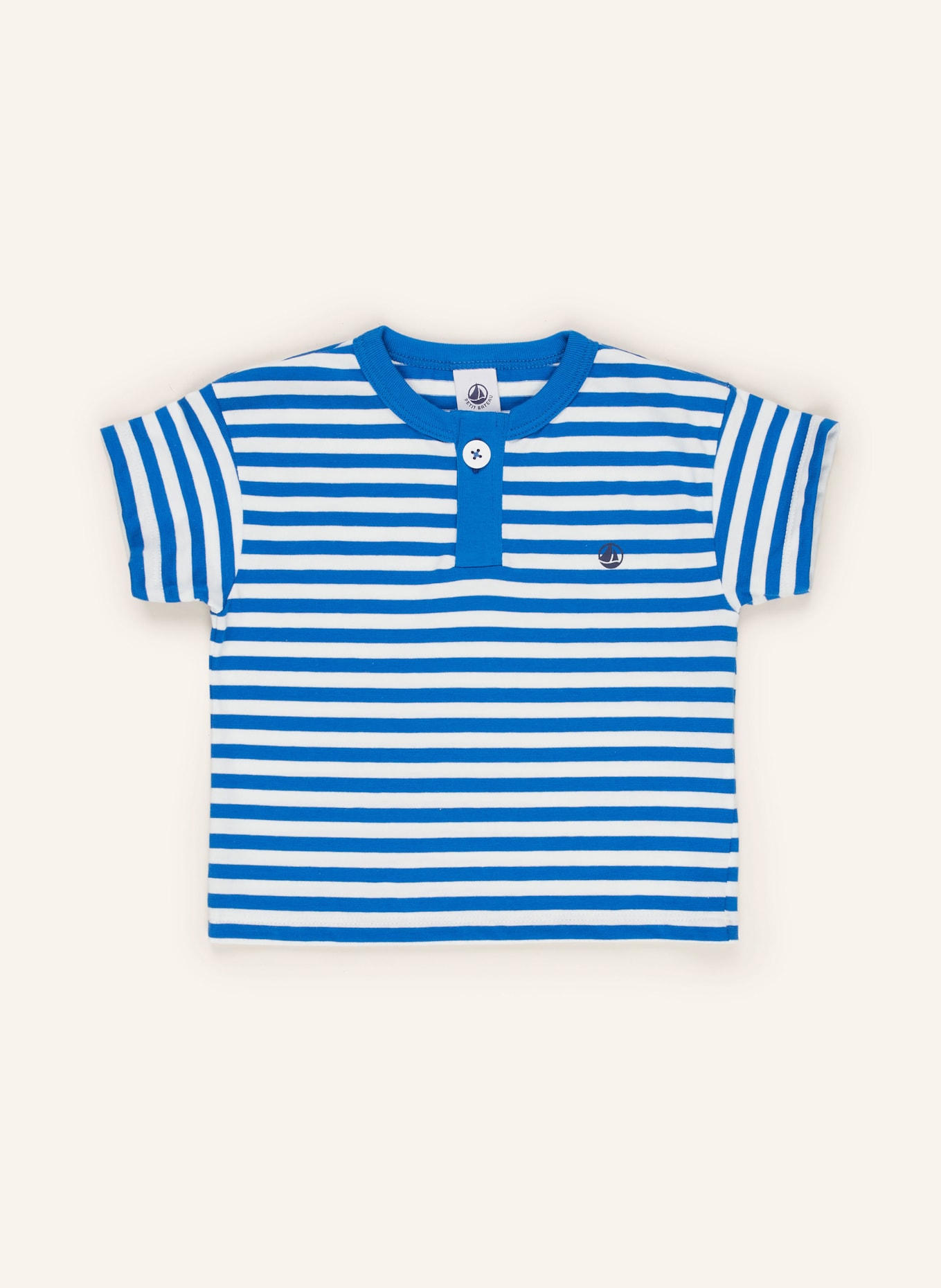 PETIT BATEAU T-shirt: BLUE / WHITE