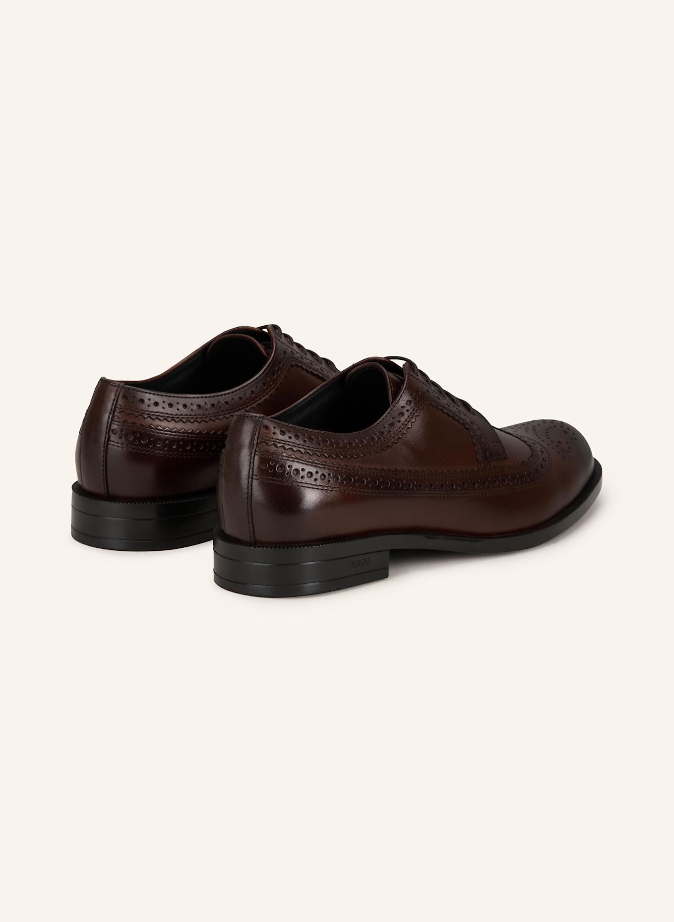 BOSS Buty sznurowane TAYIL: CIEMNOBRĄZOWY