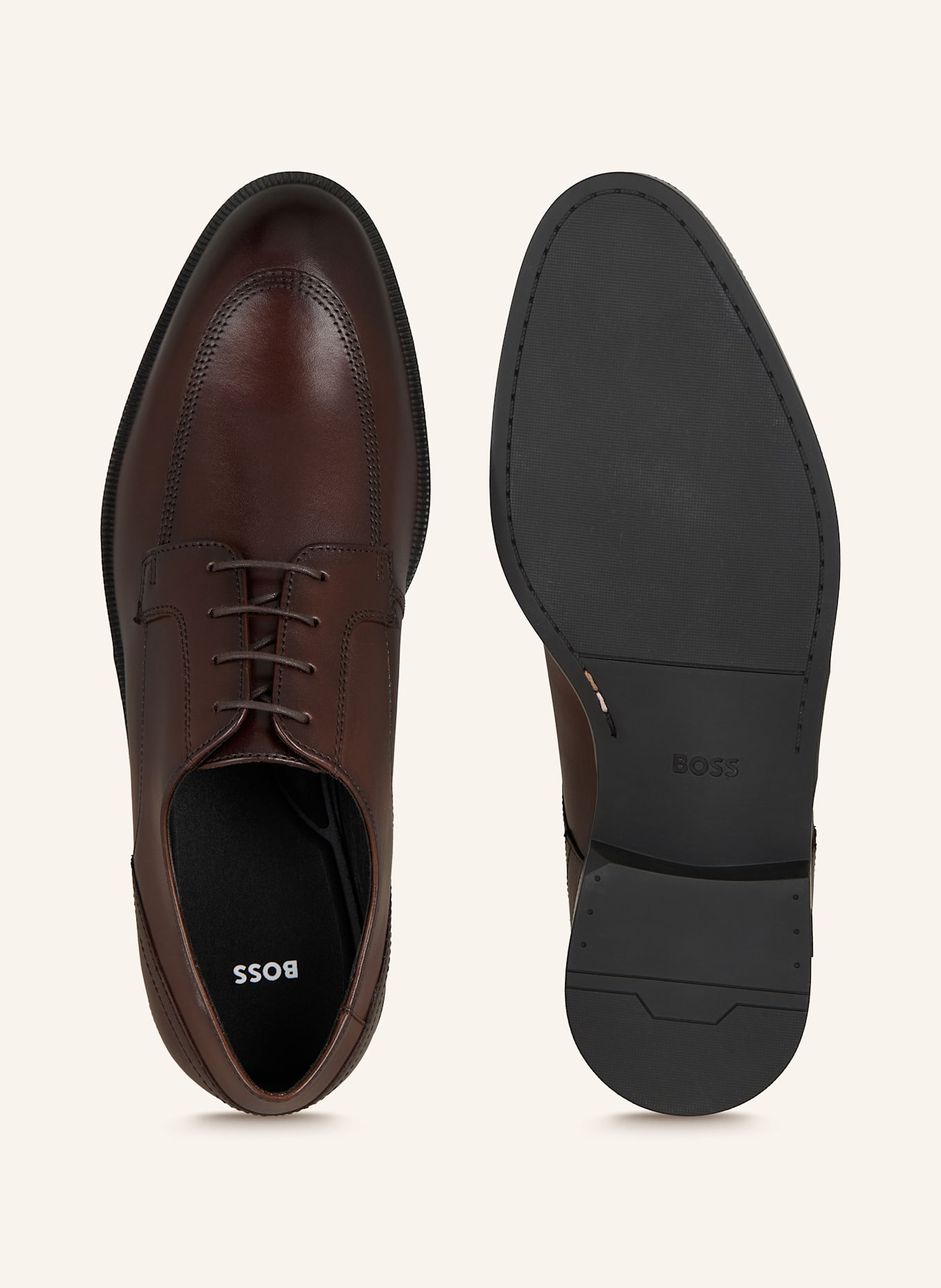 BOSS Buty sznurowane TAYIL: CIEMNOBRĄZOWY