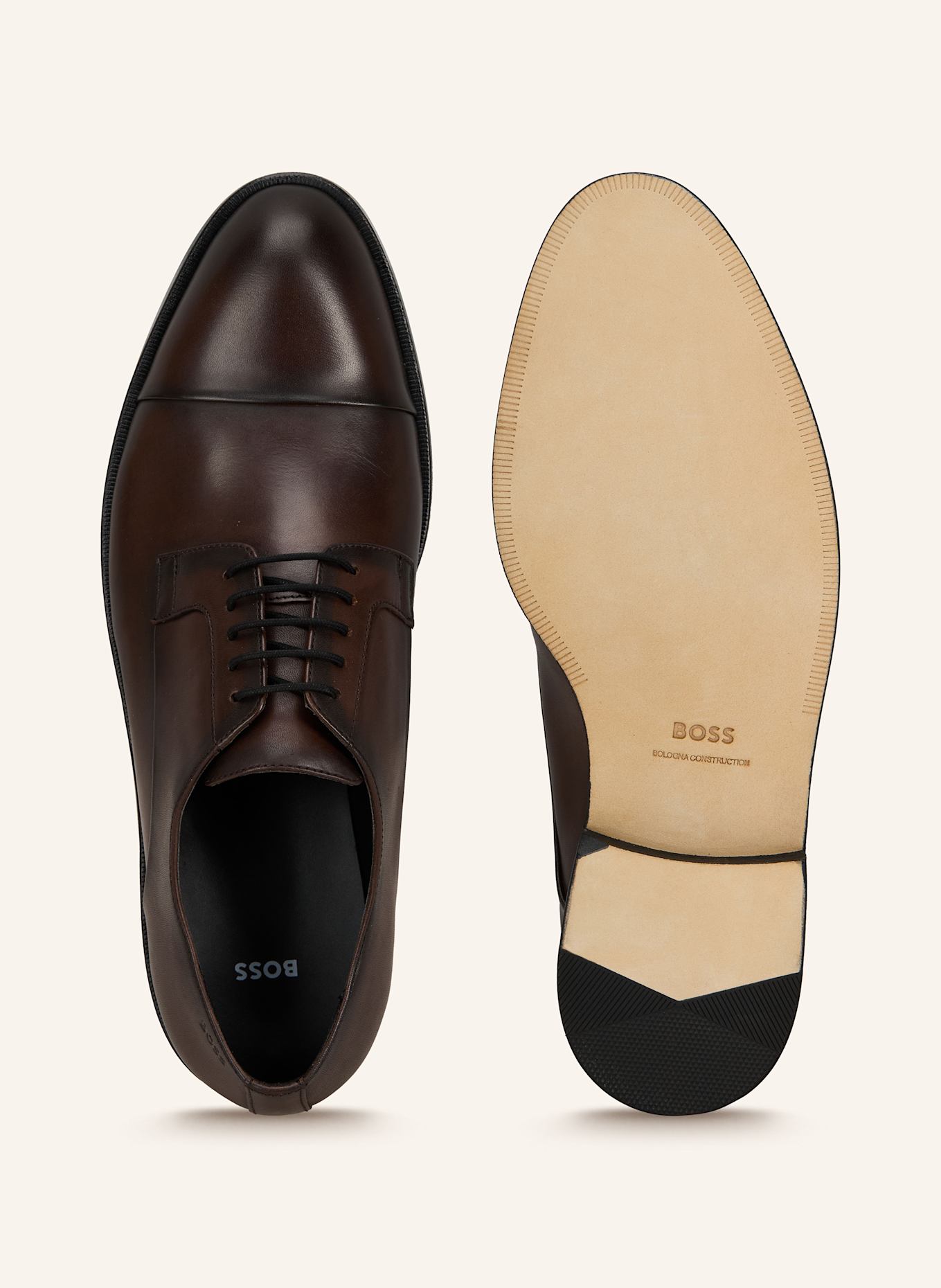 BOSS Buty sznurowane TAYIL: CIEMNOBRĄZOWY