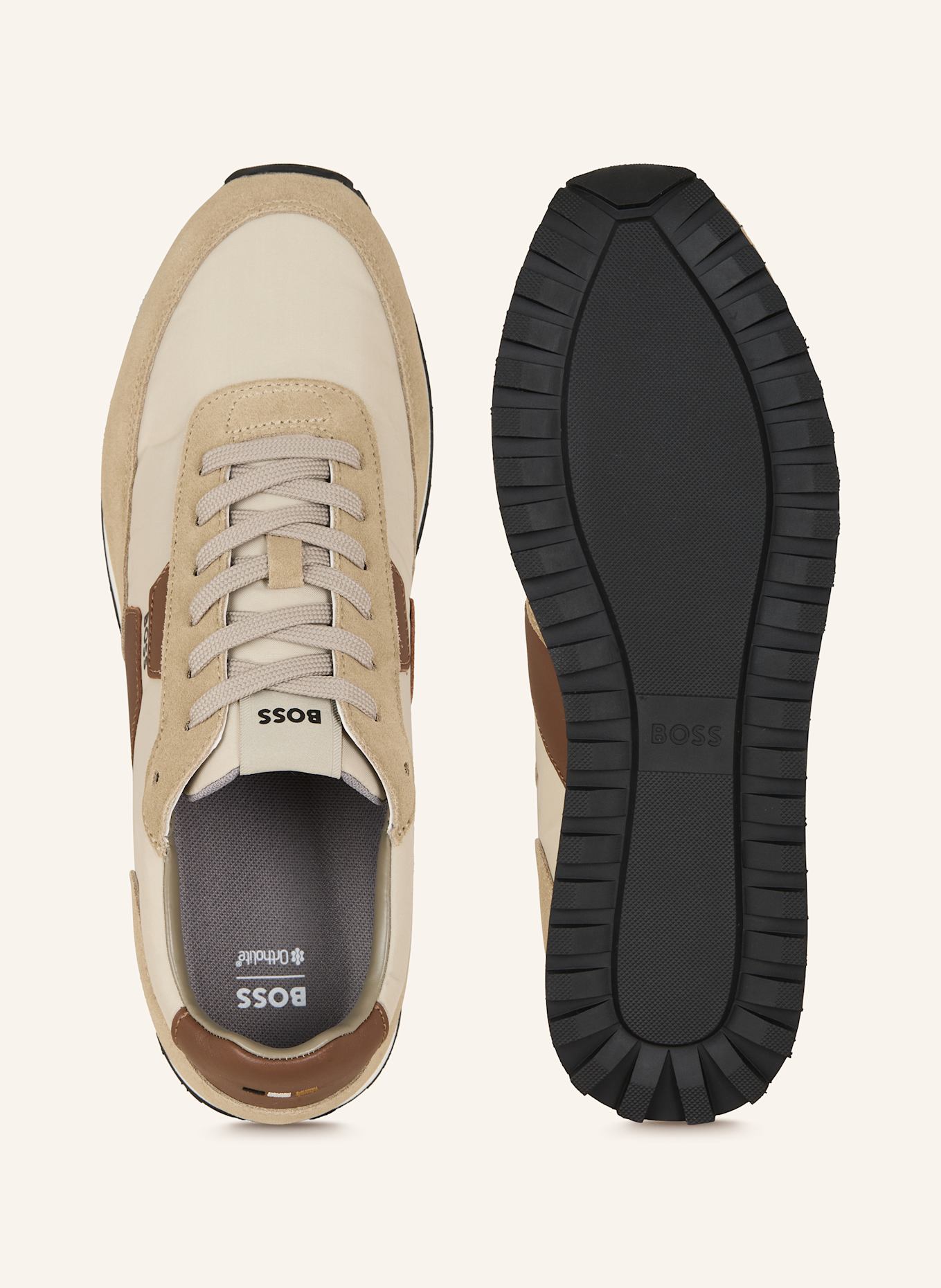 BOSS Sneaker PARKOUR-L: KHAKI/ BRAUN