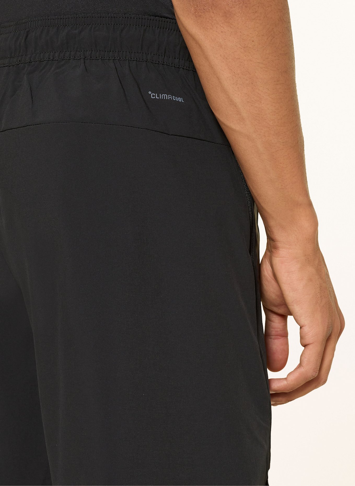 adidas Trainingsshorts DDESIGNED FOR TRAINING 3 STRIPES: SCHWARZ