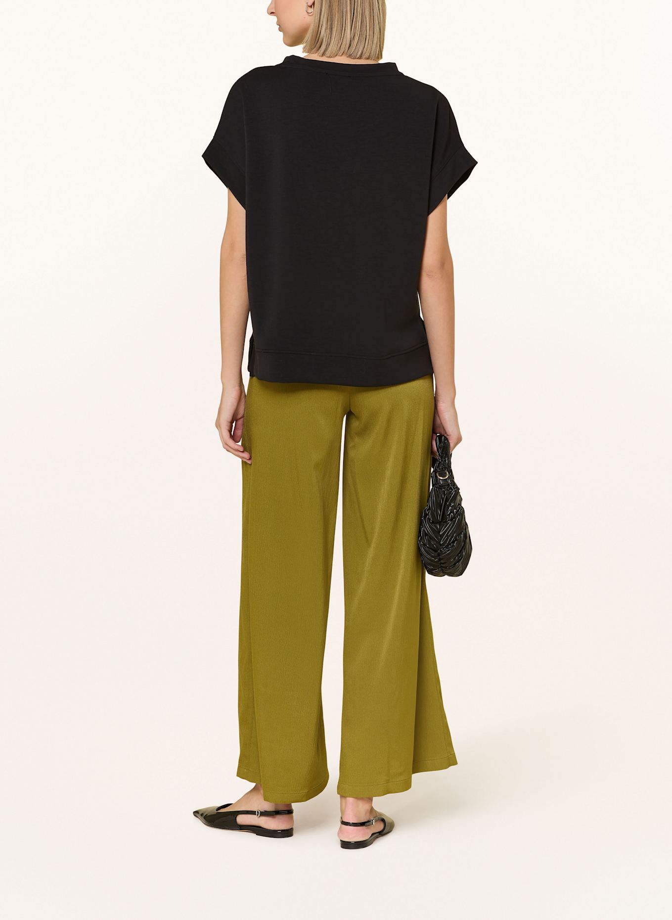 CARTOON Marlenehose: GRÜN