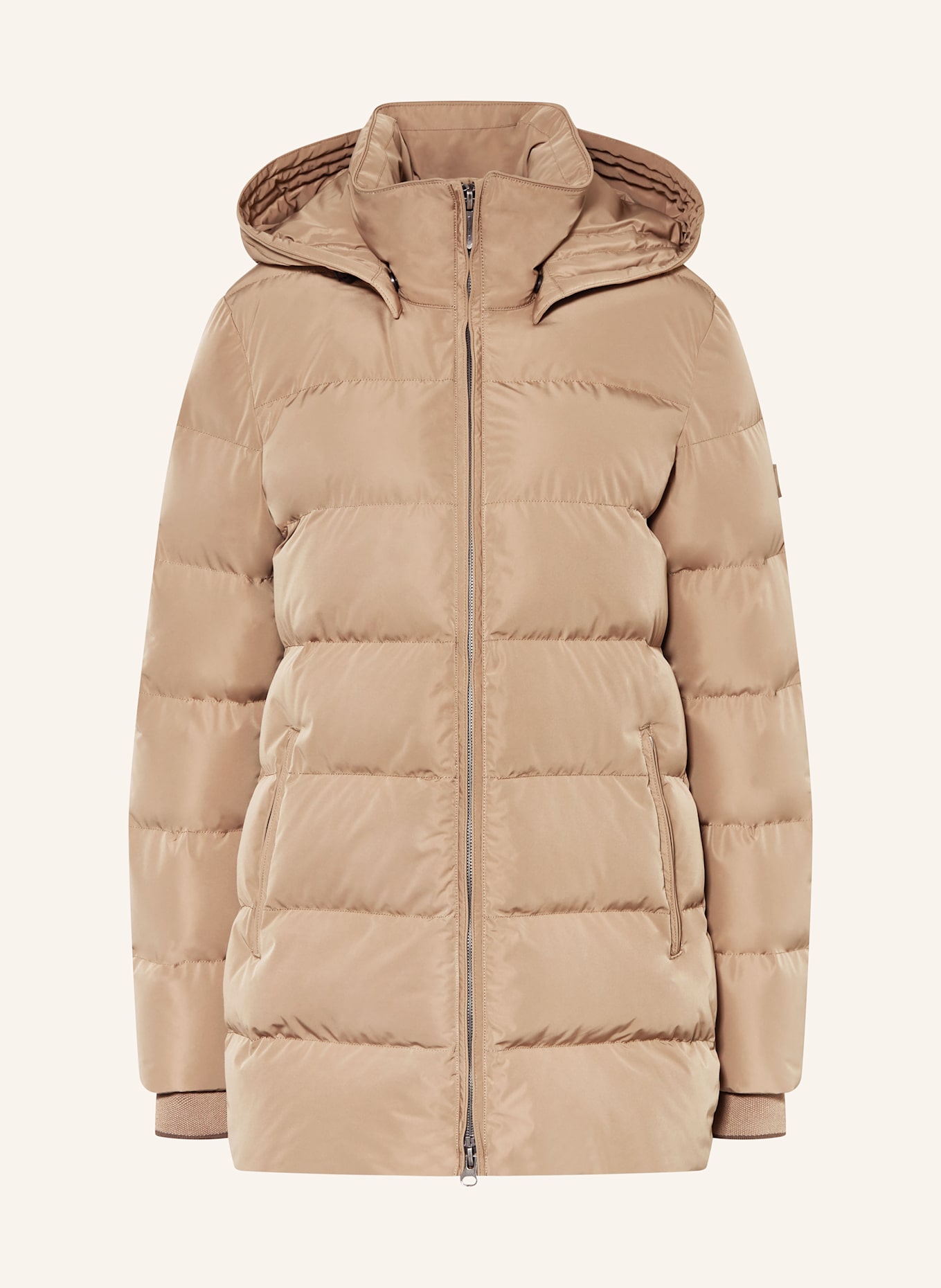 WELLENSTEYN Steppjacke GOLDMINE MEDIUM mit abnehmbarer Kapuze: HELLBRAUN