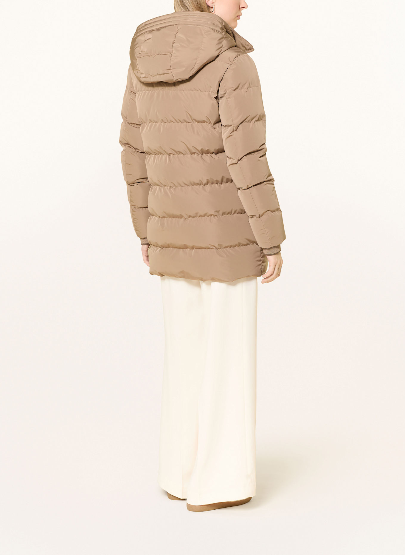 WELLENSTEYN Steppjacke GOLDMINE MEDIUM mit abnehmbarer Kapuze: HELLBRAUN