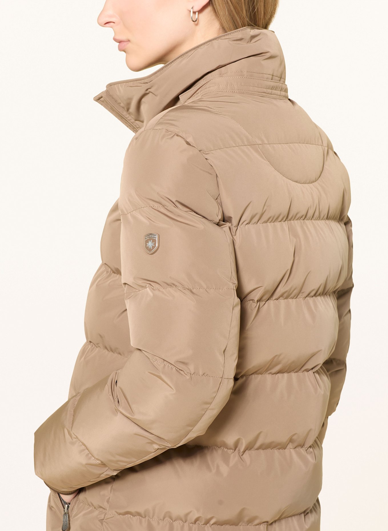 WELLENSTEYN Steppjacke GOLDMINE MEDIUM mit abnehmbarer Kapuze: HELLBRAUN