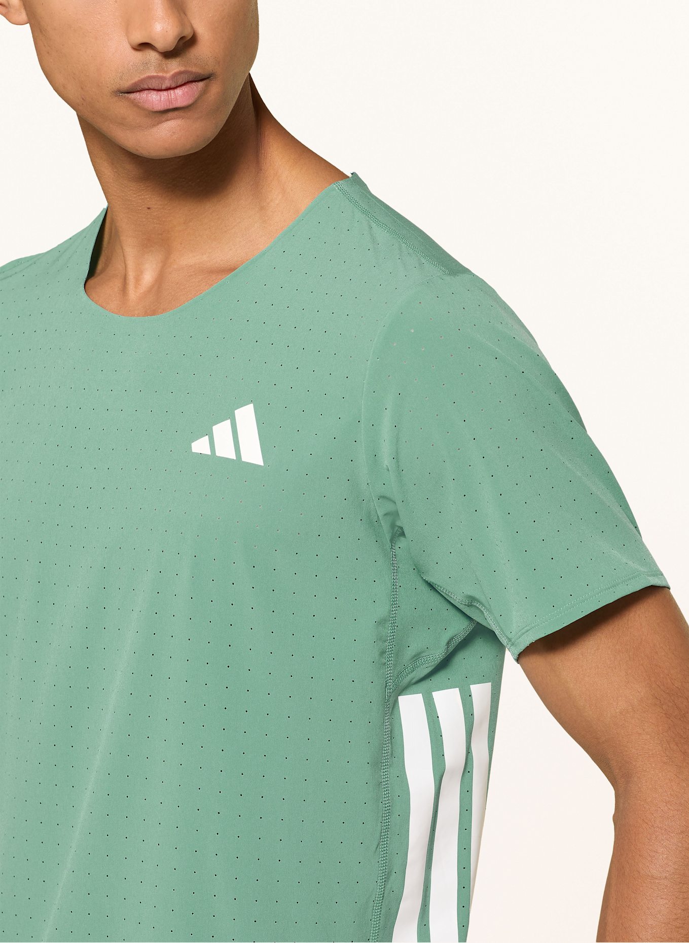 adidas Laufshirt ADIZERO: TÜRKIS