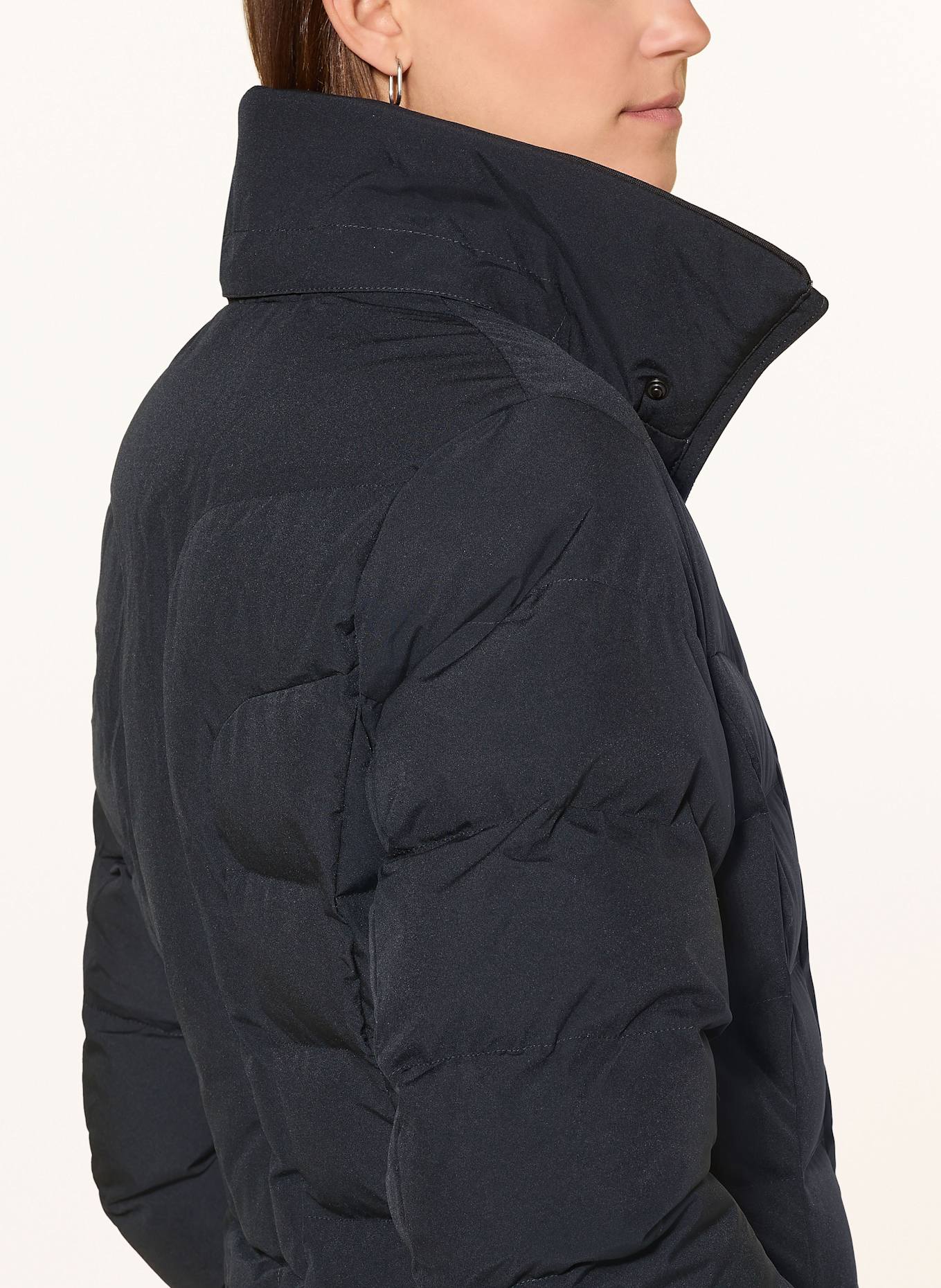 WELLENSTEYN Steppjacke BELVITESSE MEDIUM mit DUPONT™ SORONA®-Isolierung und abnehmbarem Kunstpelz: DUNKELBLAU