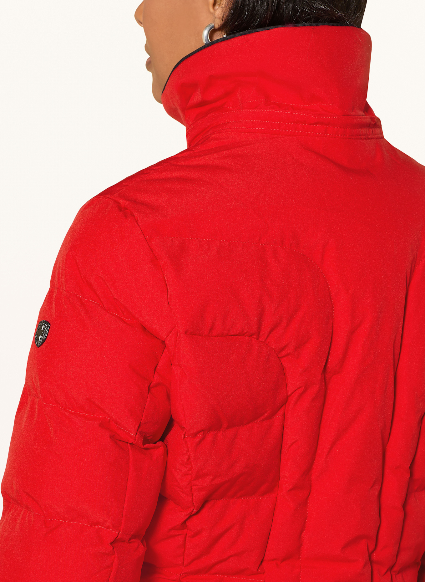 WELLENSTEYN Steppjacke BELVITESSE MEDIUM mit DUPONT™ SORONA®-Isolierung und abnehmbarem Kunstpelz: ROT