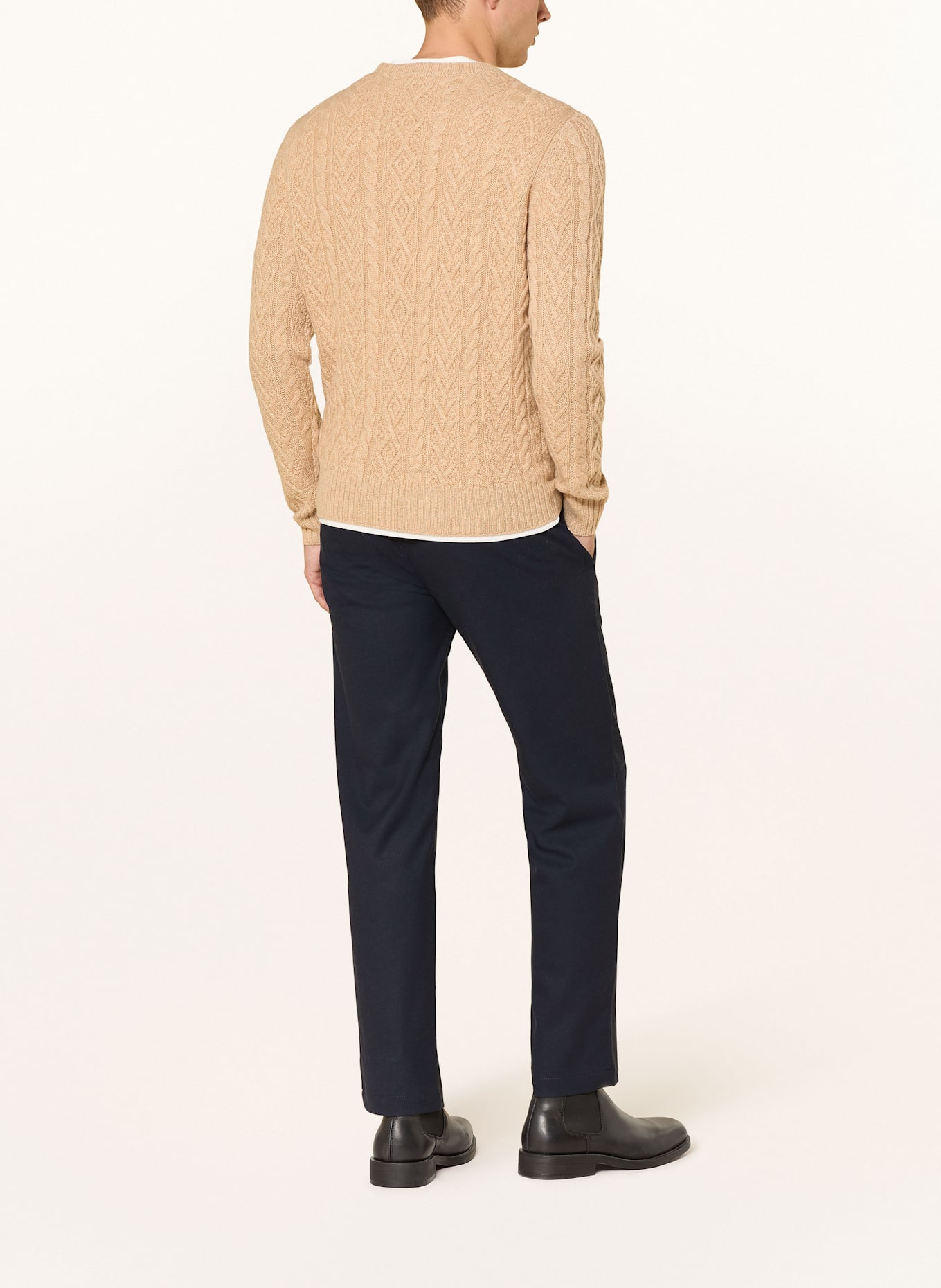 STROKESMAN'S Cashmere-Pullover: BEIGE