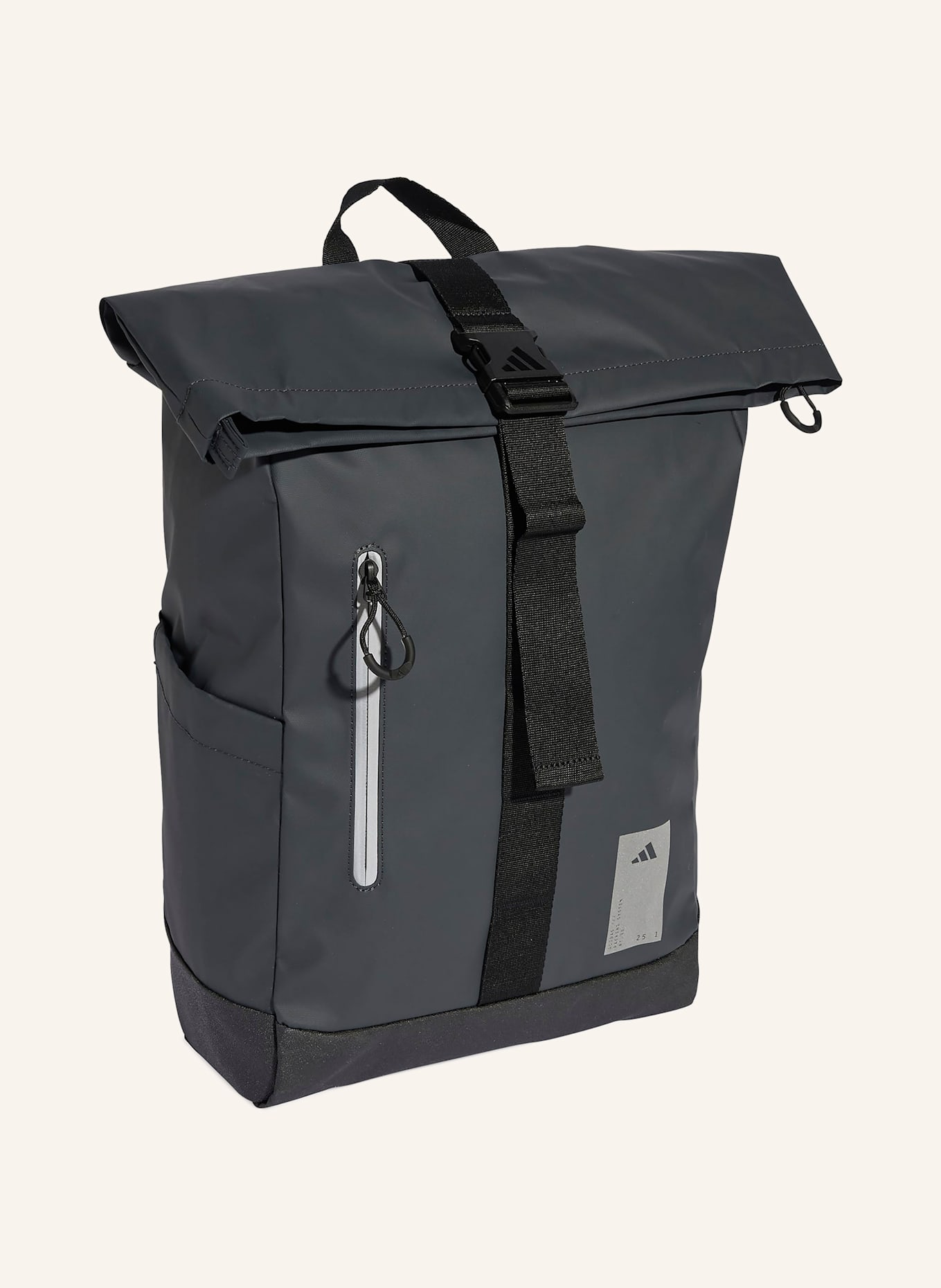 adidas Backpack ADIDAS HYBRID BACKPACK 26.5 l with laptop compartment: DARK GRAY/ BLACK/ WHITE