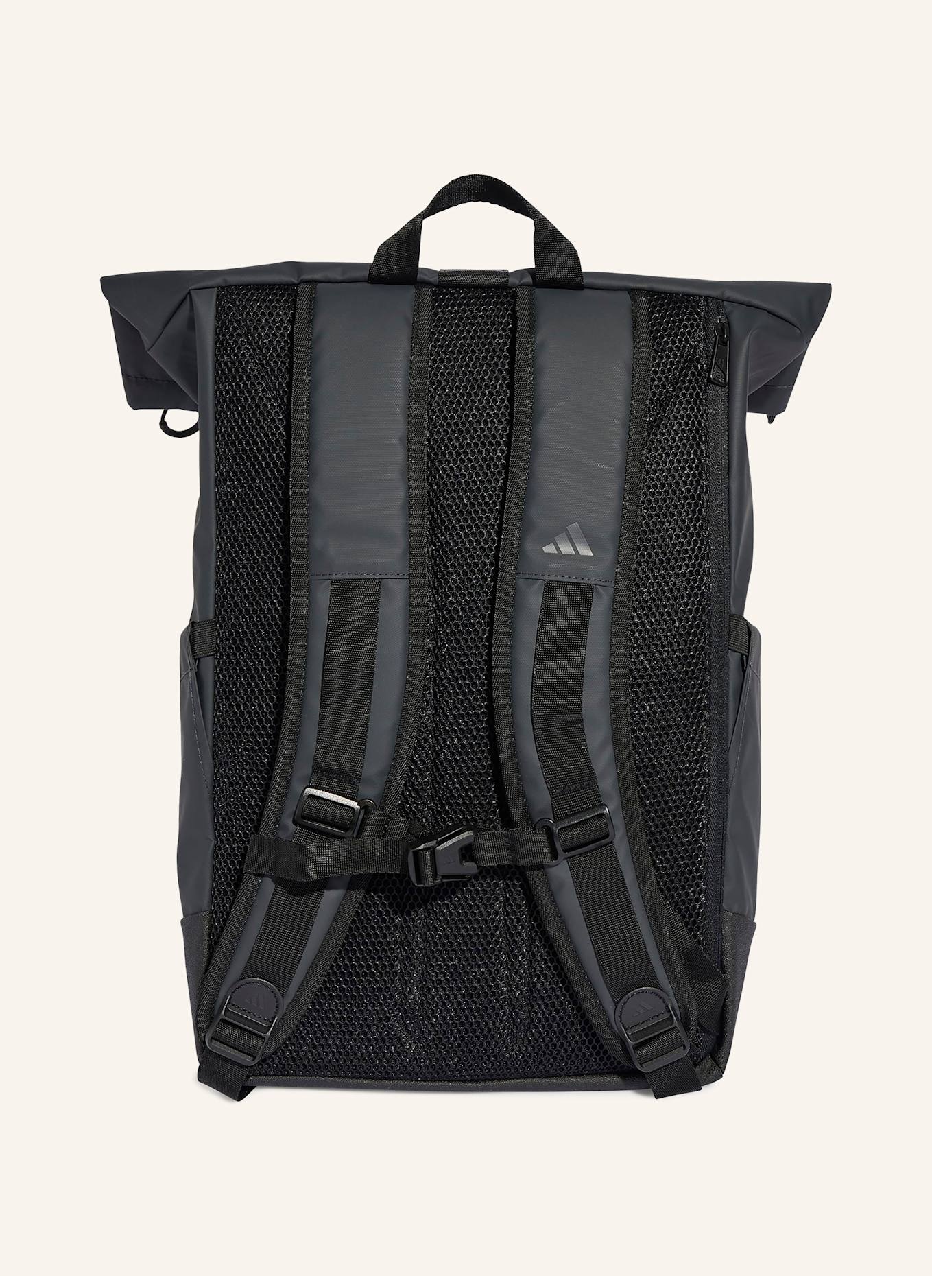 adidas Backpack ADIDAS HYBRID BACKPACK 26.5 l with laptop compartment: DARK GRAY/ BLACK/ WHITE