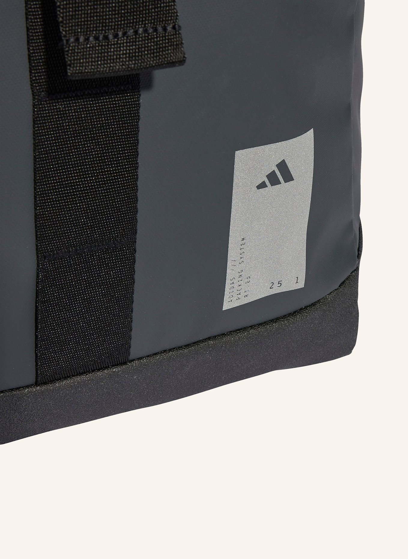 adidas Backpack ADIDAS HYBRID BACKPACK 26.5 l with laptop compartment: DARK GRAY/ BLACK/ WHITE