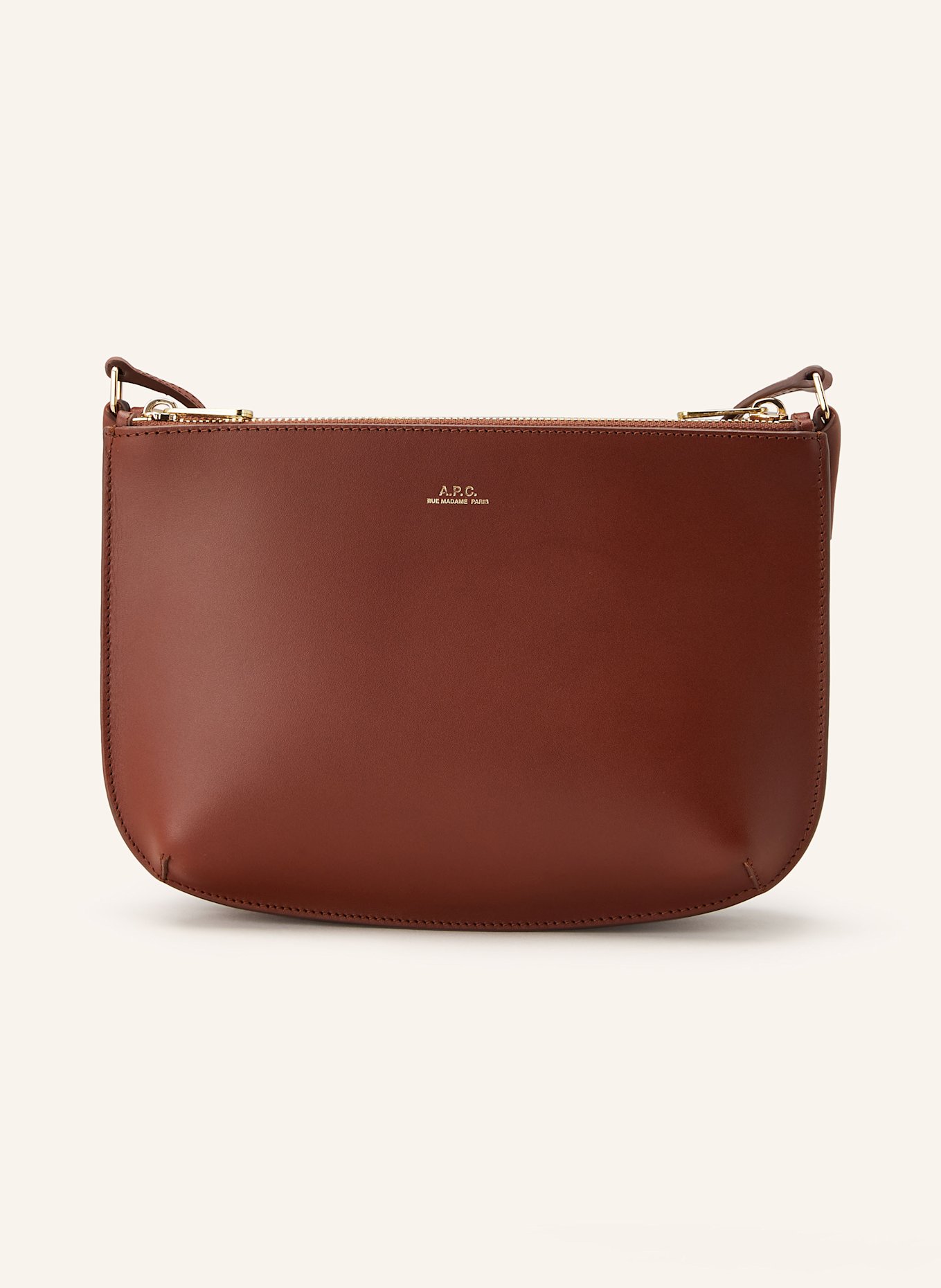 A.P.C. Crossbody bag SARAH: COGNAC