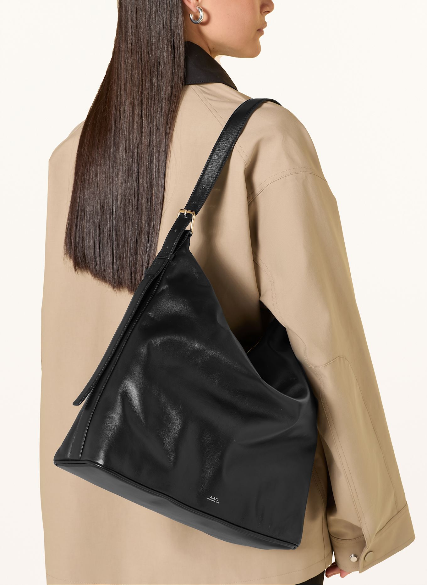 A.P.C. Shopper VERA MAXI in black