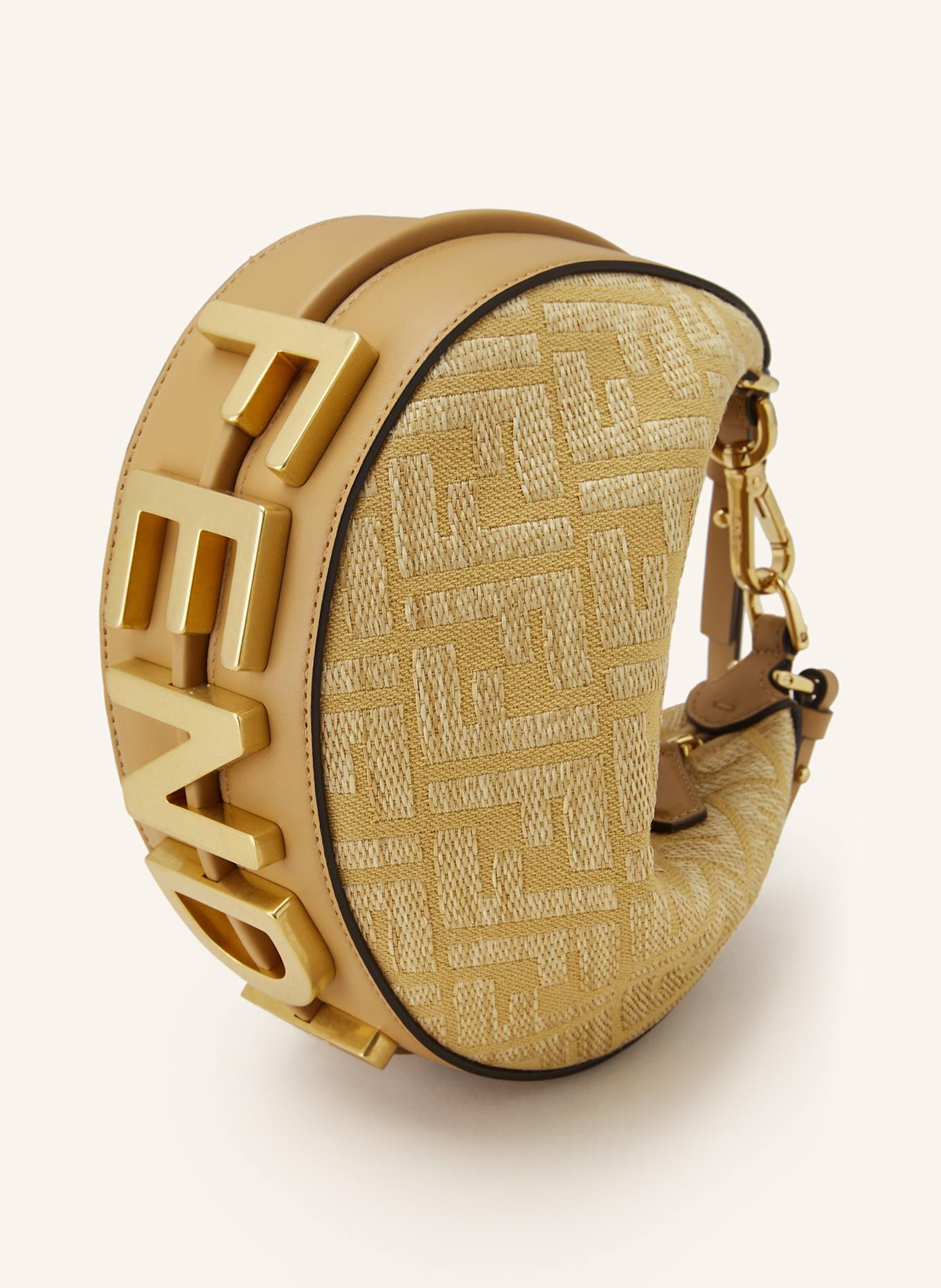 FENDI Hobo-Bag FENDIGRAPHY MINI: BEIGE