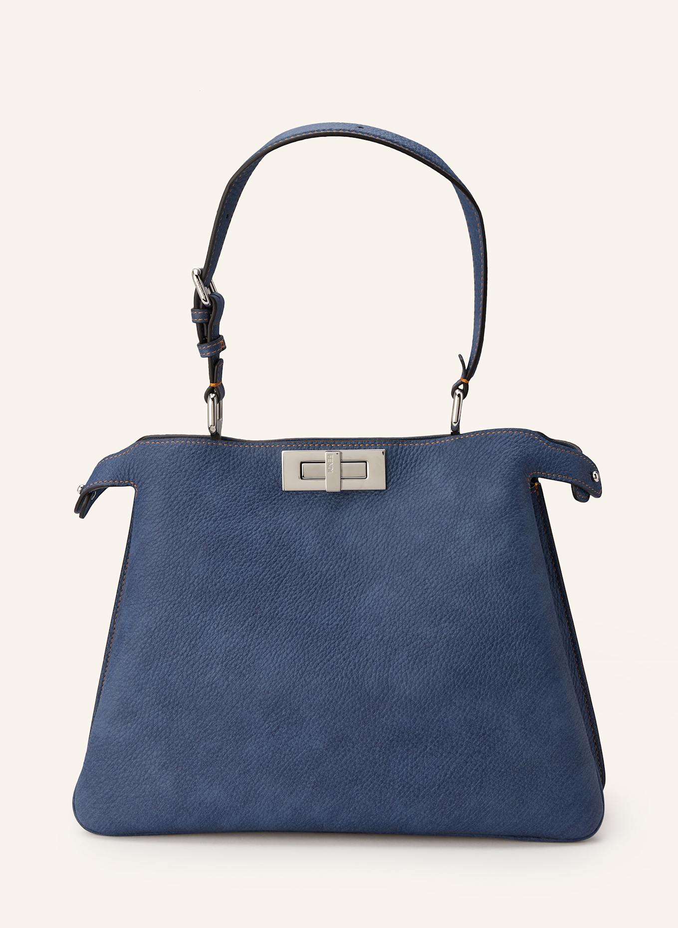 FENDI Kabelka PEEKABOO MEDIUM: MODRÁ