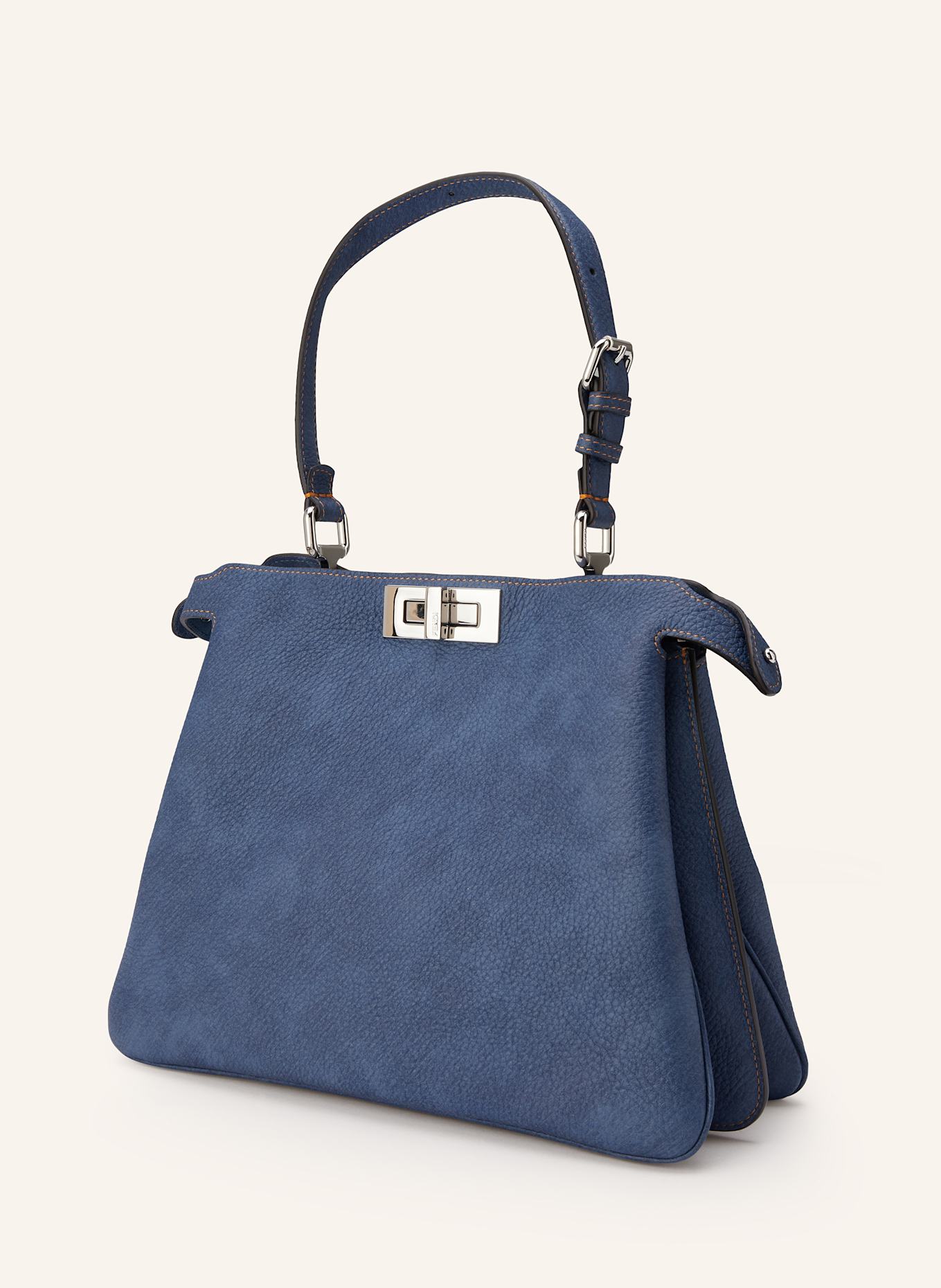 FENDI Kabelka PEEKABOO MEDIUM: MODRÁ