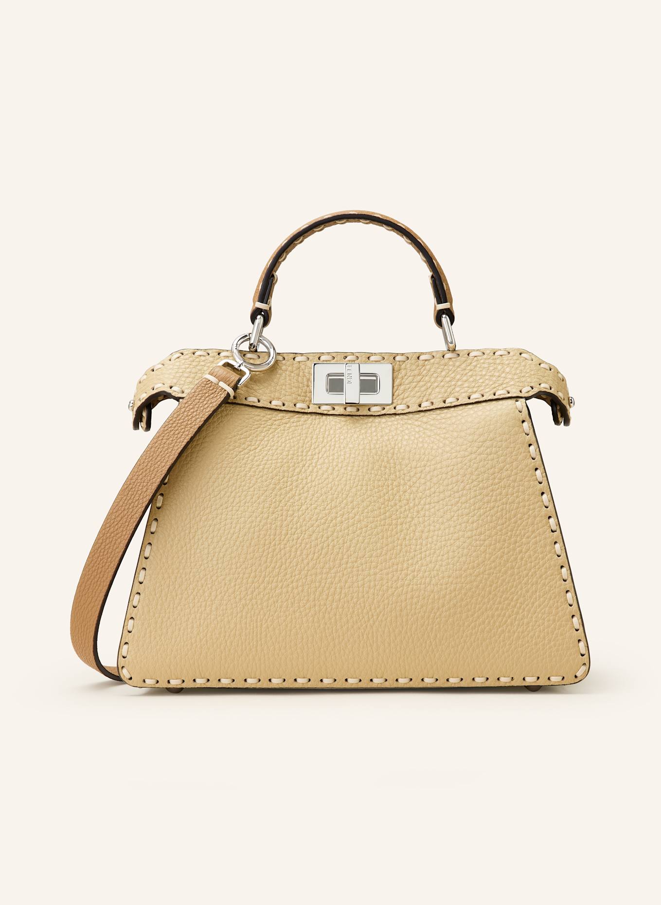 FENDI Handtasche PEEKABOO ISEEU: BEIGE