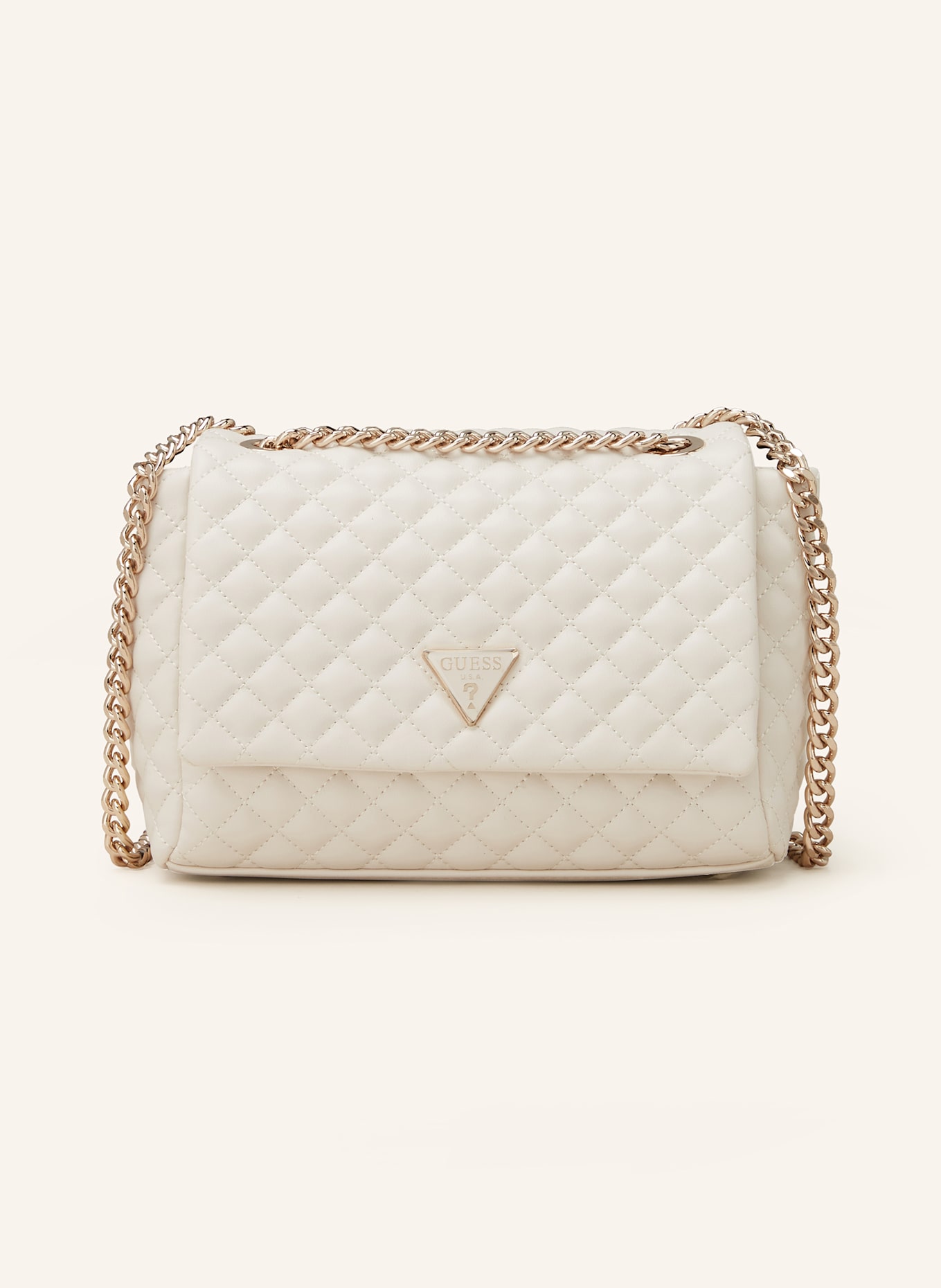 GUESS Umhängetasche EVERLEE: CREME