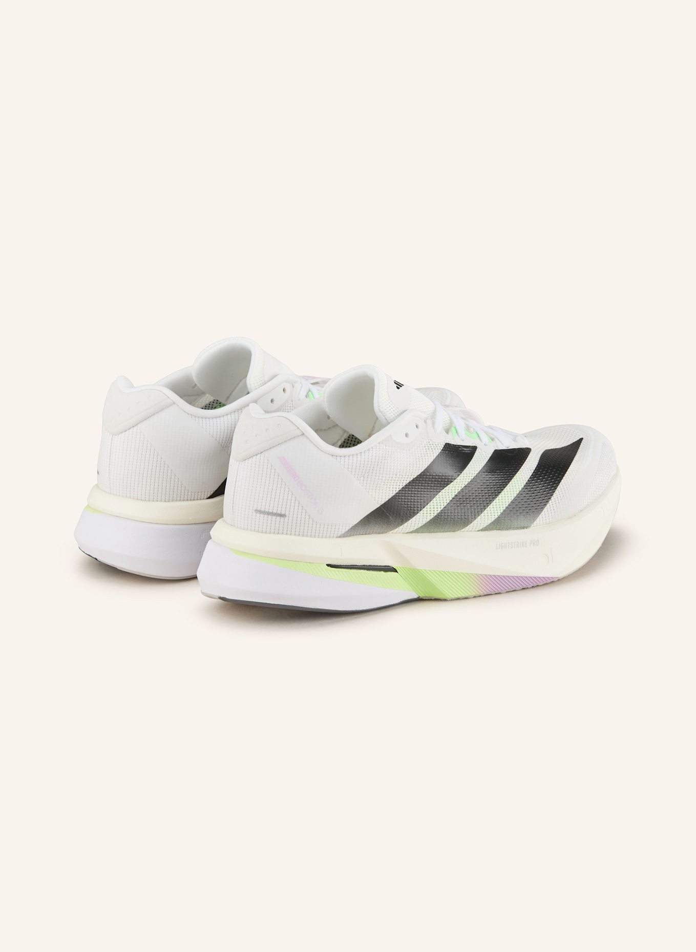 adidas Adizero Boston 13 EQT Schuh: ECRU/ SCHWARZ