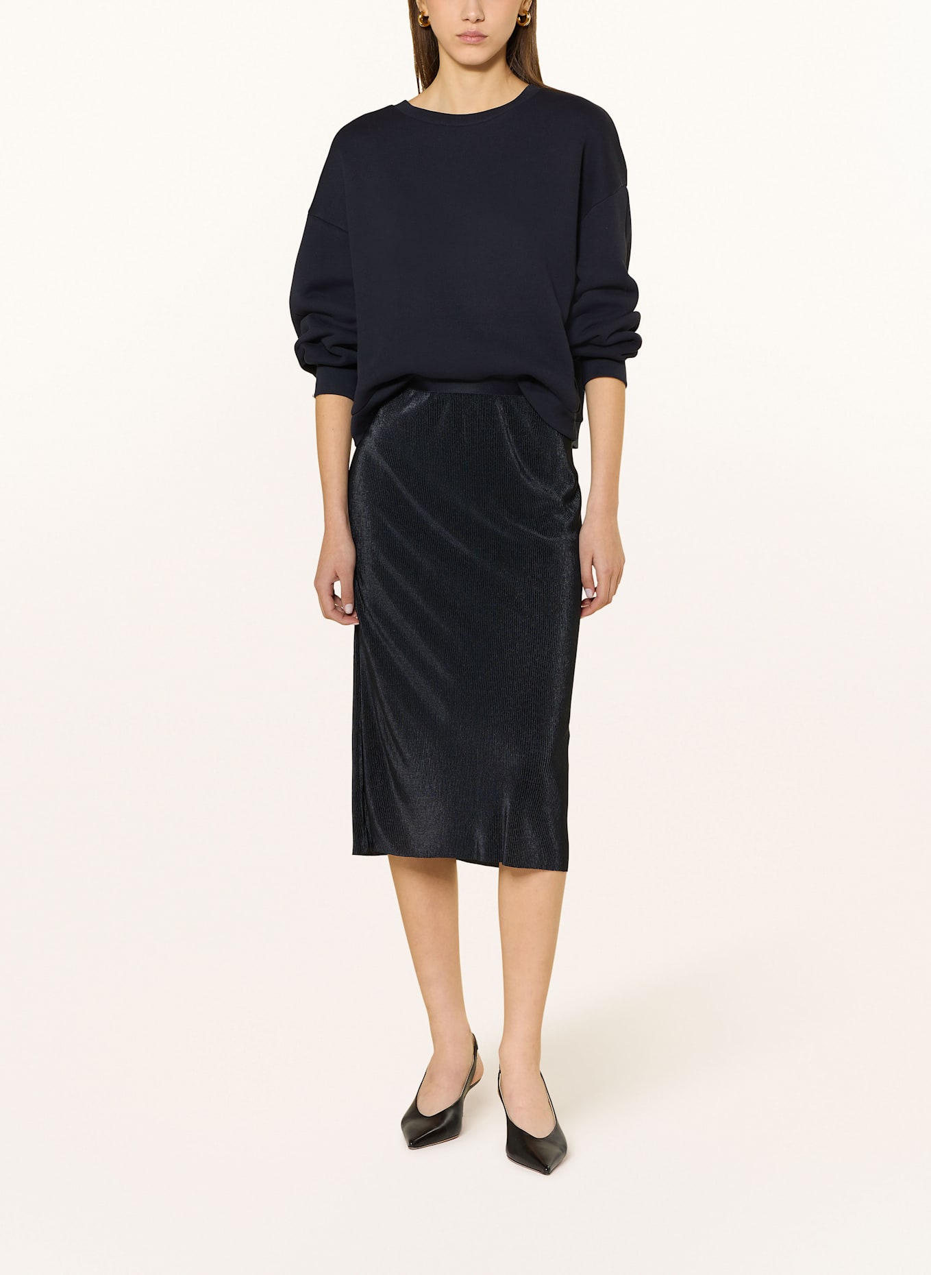 BETTY&CO Satinrock: DUNKELBLAU