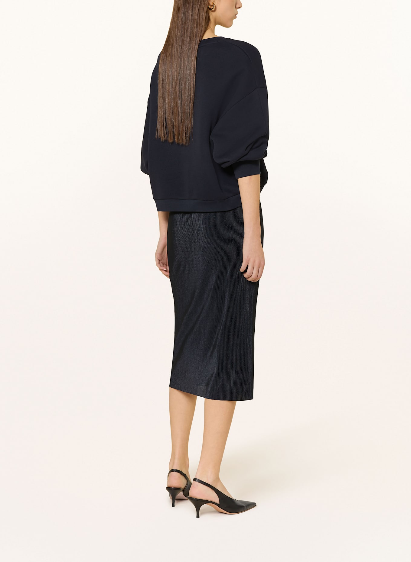 BETTY&CO Satinrock: DUNKELBLAU