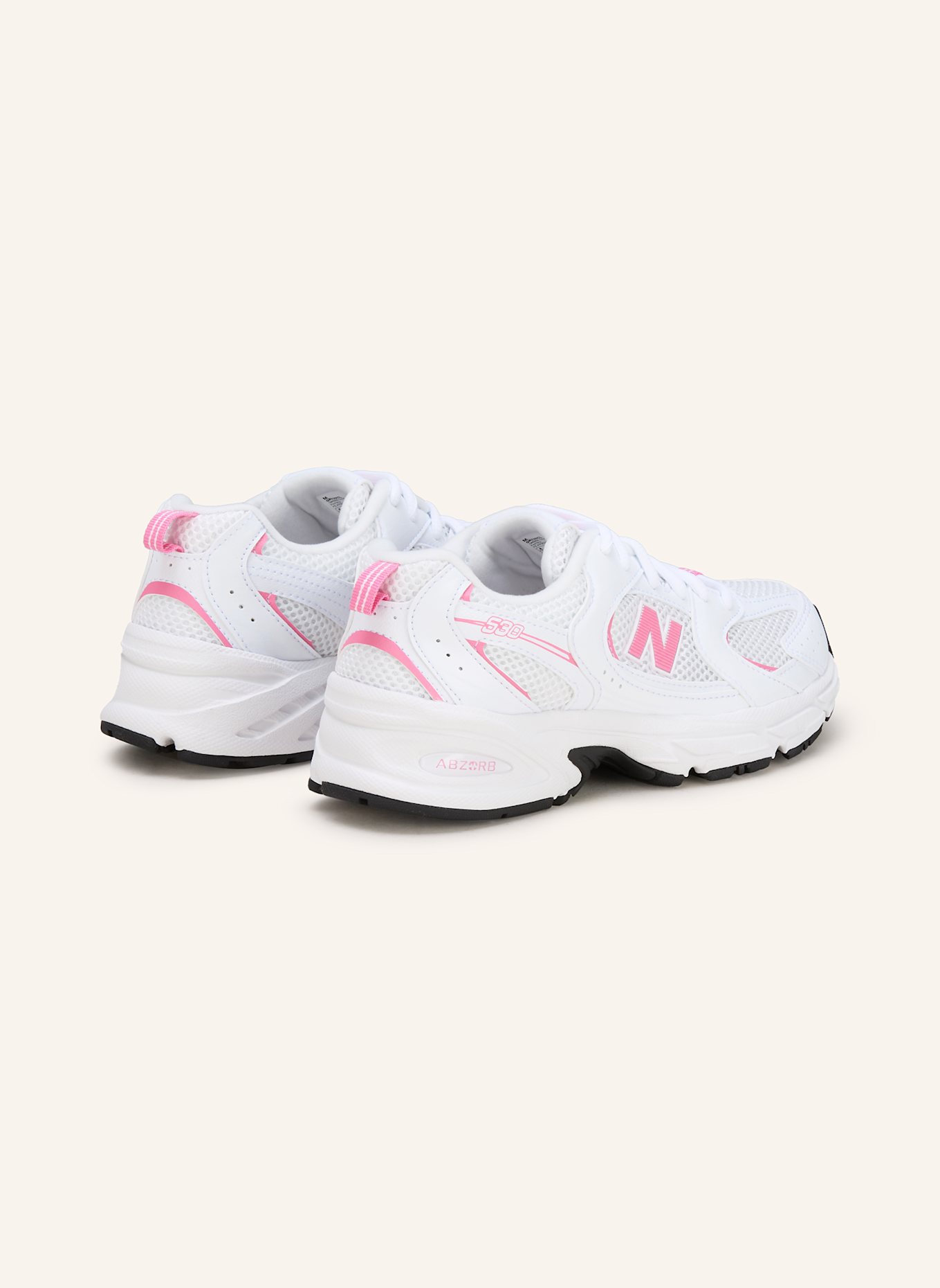 new balance Sneaker 530: WEISS/ ROSA