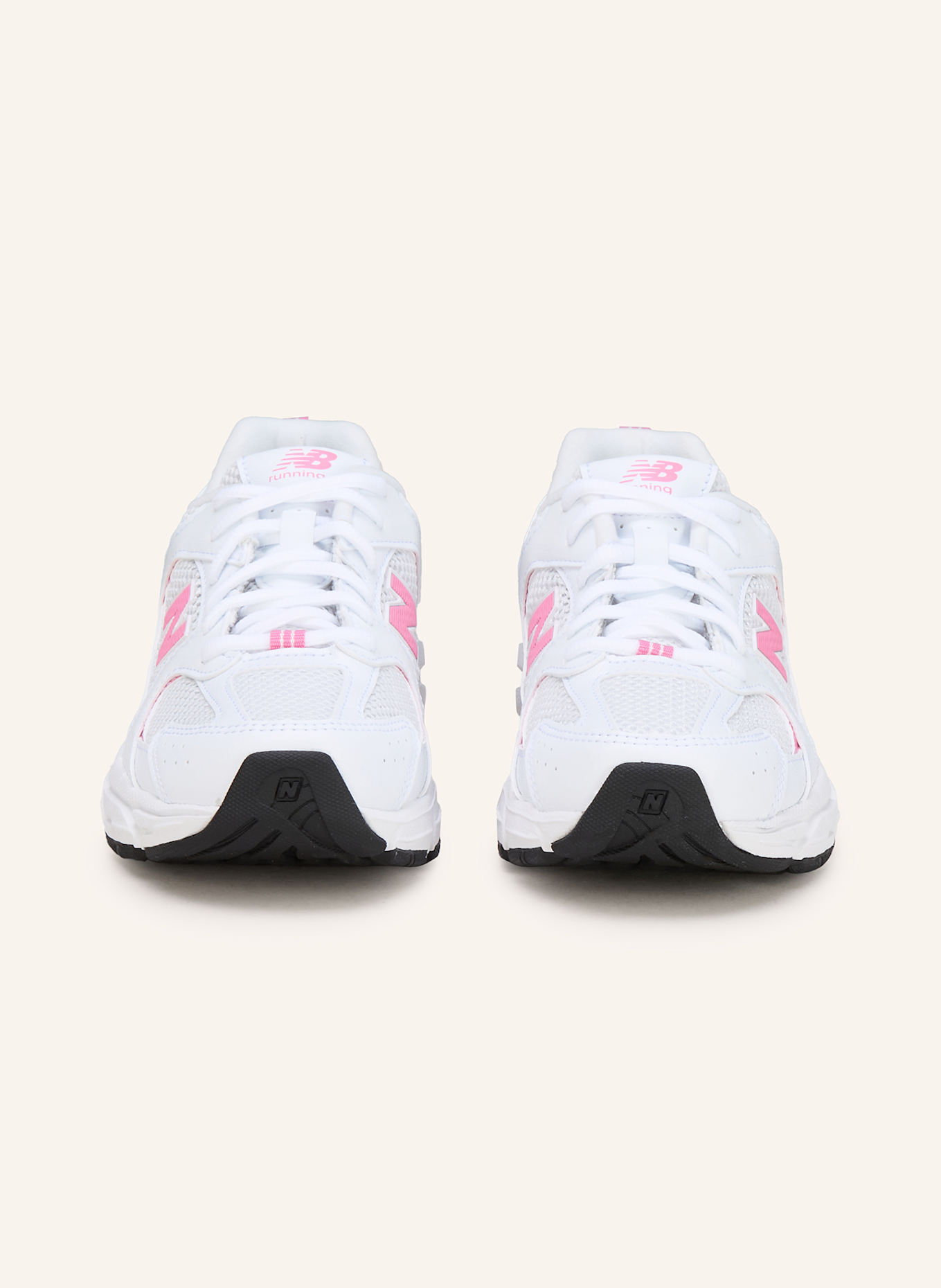 new balance Sneaker 530: WEISS/ ROSA