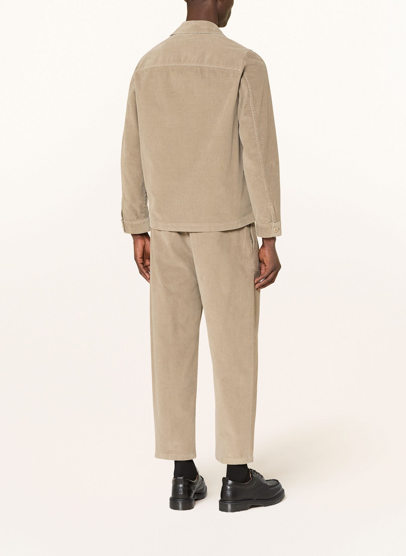 DRYKORN Cordchino KARYKO Relaxed Fit mit verkürztem Bein: BRAUN