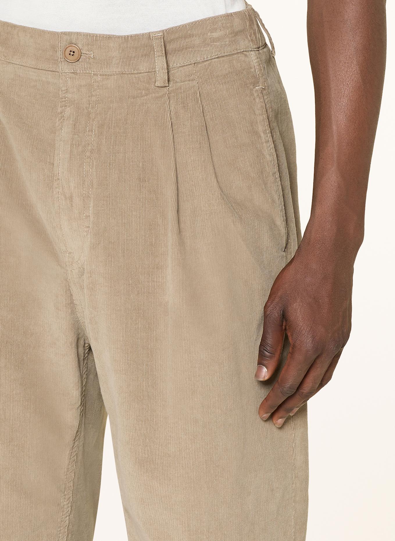 DRYKORN Cordchino KARYKO Relaxed Fit mit verkürztem Bein: BRAUN