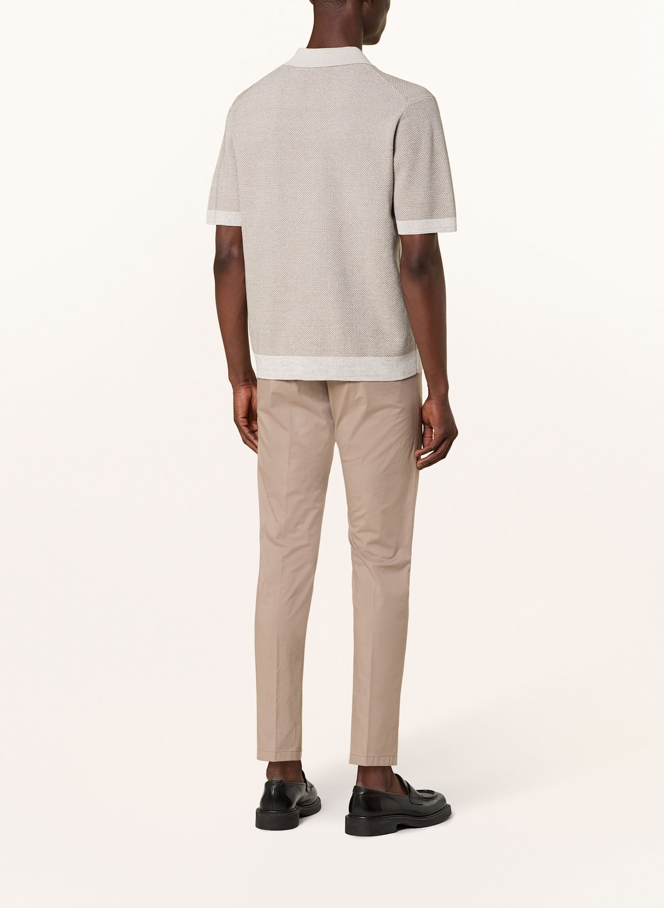 DRYKORN Strick-Poloshirt TAMIAN Relaxed Fit: BRAUN