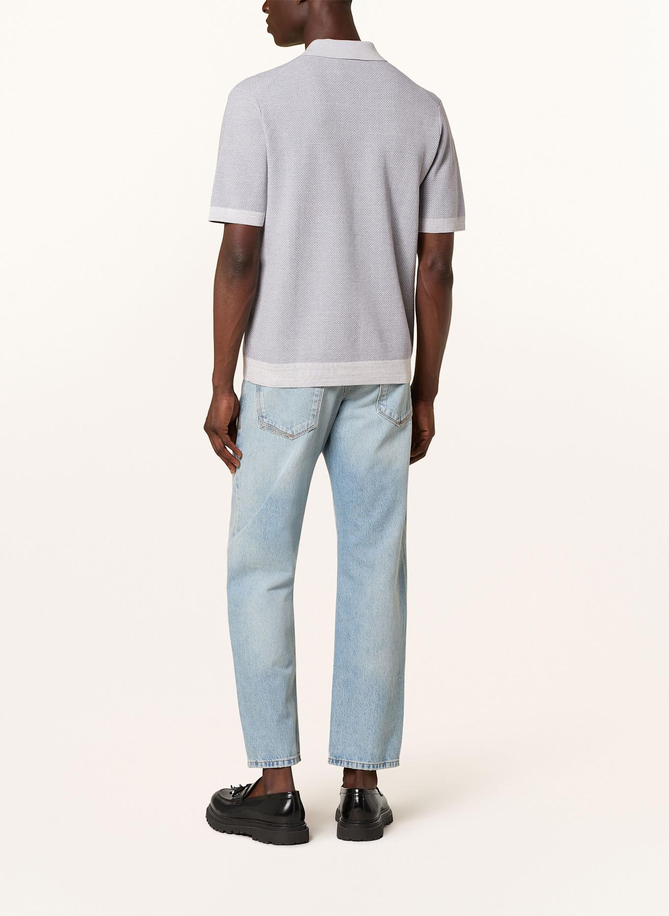 DRYKORN Strick-Poloshirt TAMIAN Relaxed Fit: BLAUGRAU