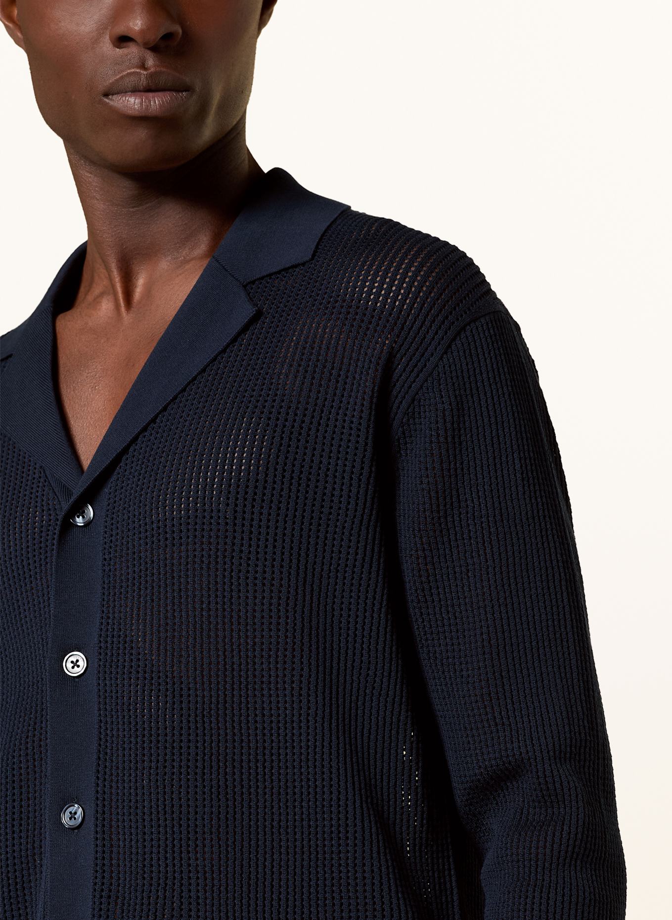 DRYKORN Strickjacke RAYMONT: DUNKELBLAU