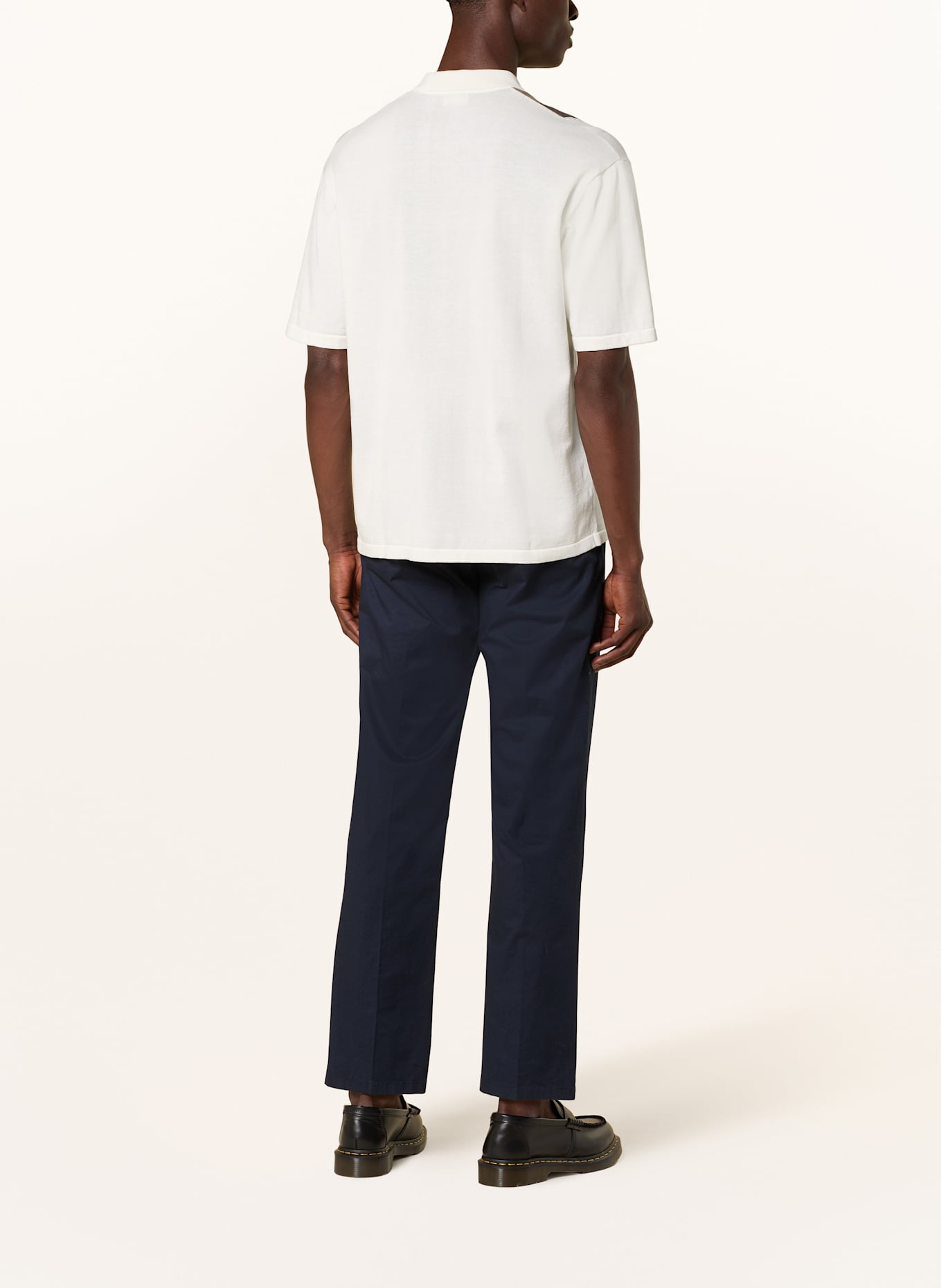 DRYKORN Strickhemd DANTTE Relaxed Fit: ECRU/ BRAUN