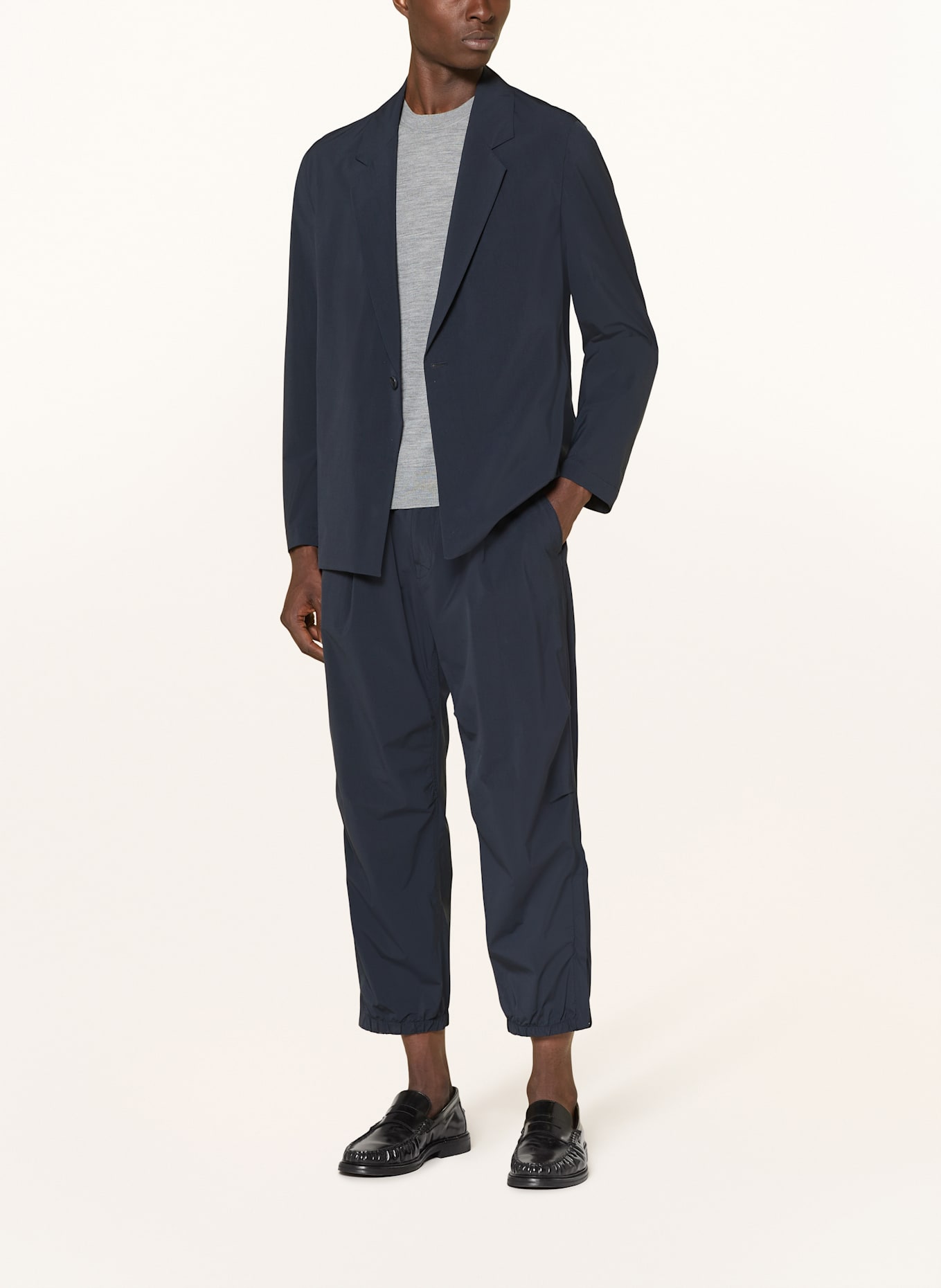 DRYKORN Chino LIROG Relaxed Fit mit verkürzter Beinlänge: DUNKELBLAU