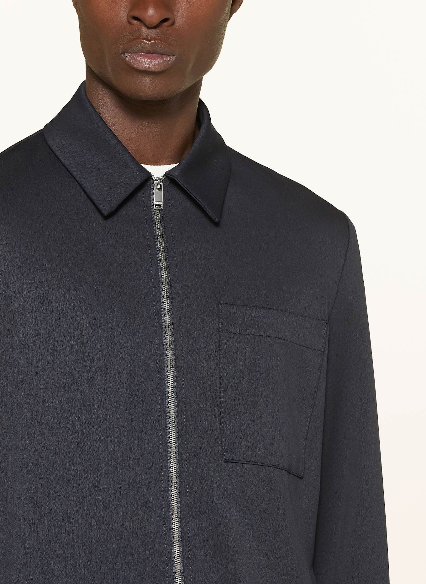 DRYKORN Overjacket NIKANO: DUNKELBLAU