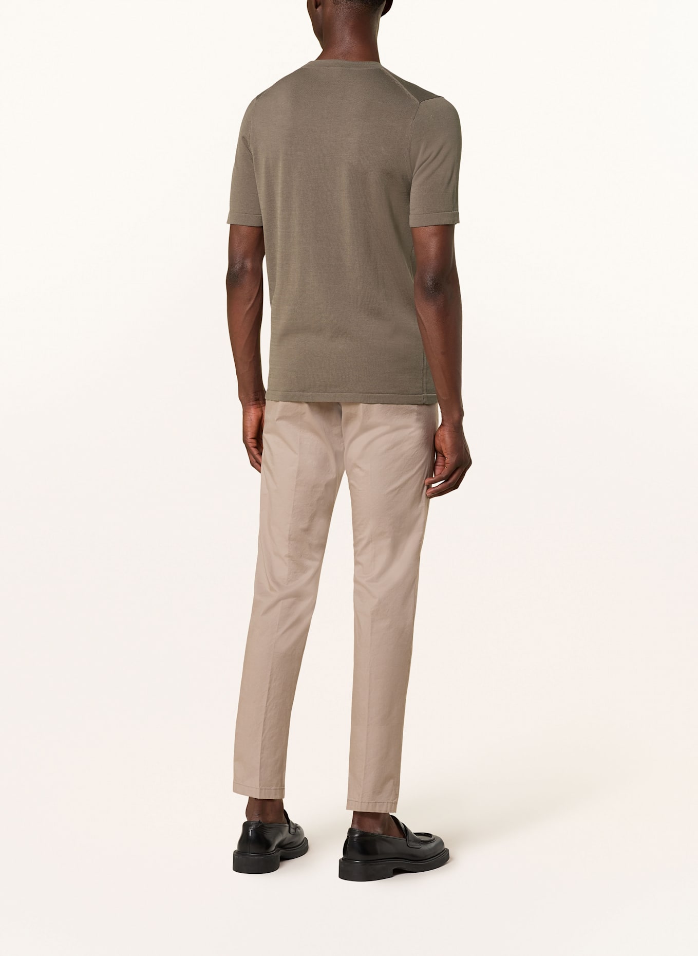 DRYKORN Strickshirt VALENTIN: KHAKI