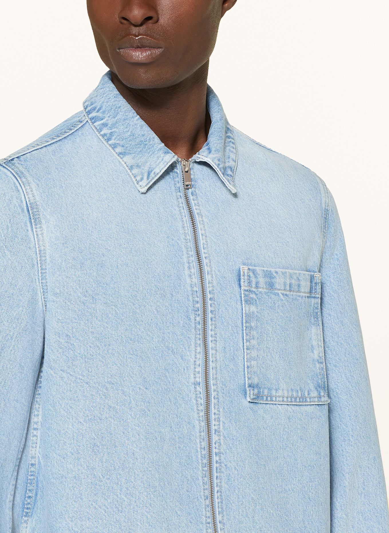 DRYKORN Jeans-Overjacket NIKANO: HELLBLAU