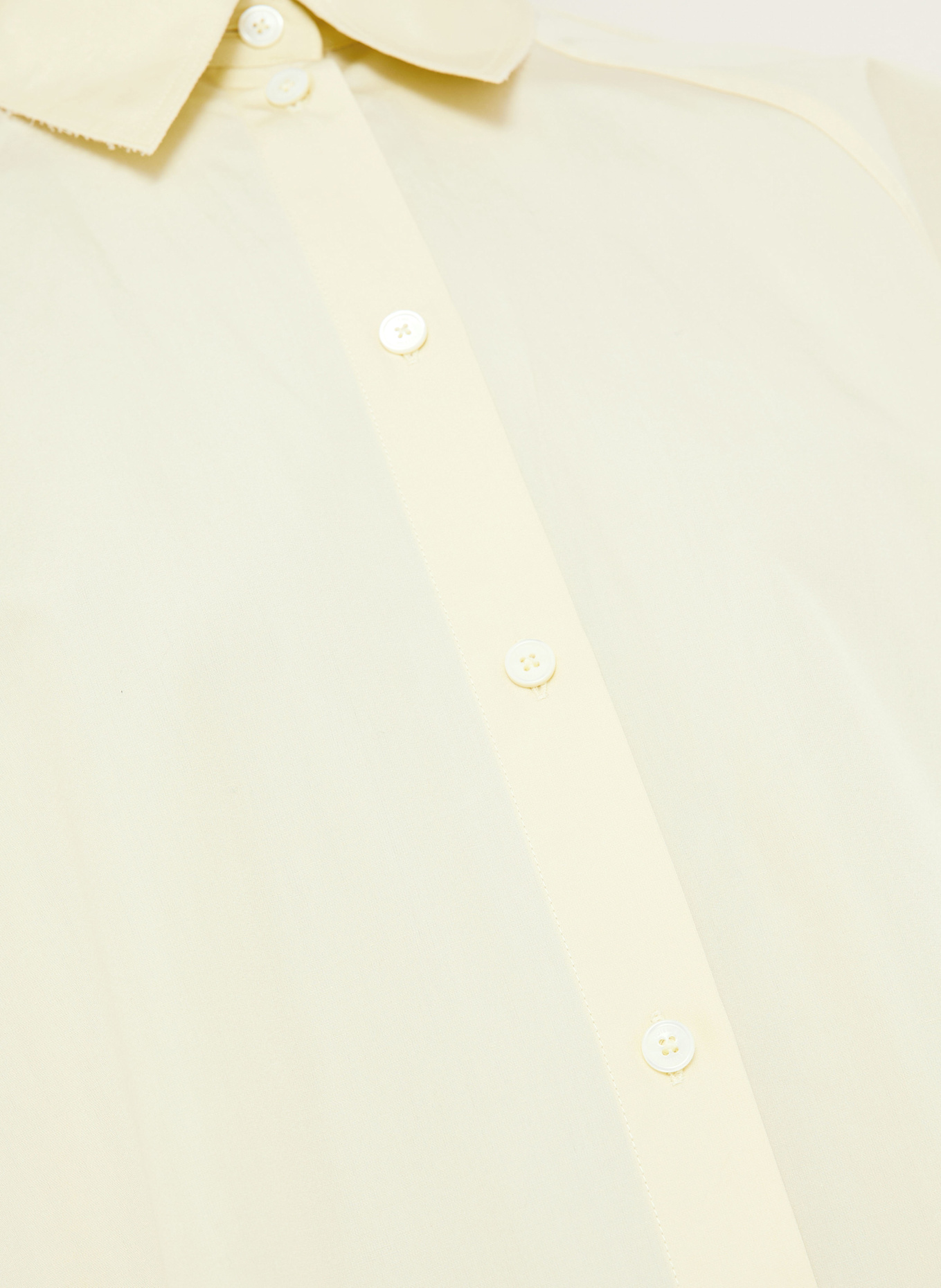 TOTEME Oversized-Hemdbluse: HELLGELB