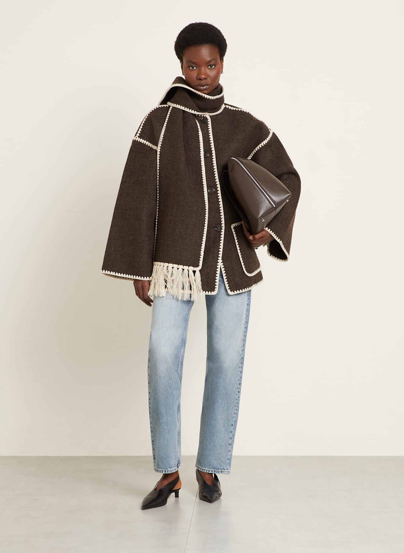 TOTEME Cabanjacke: BRAUN