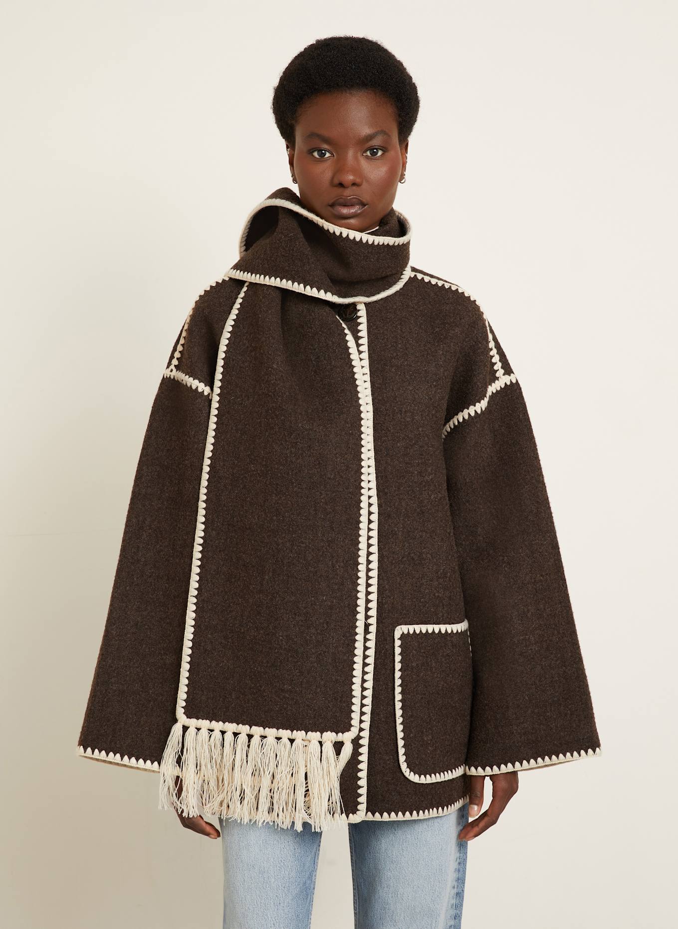 TOTEME Cabanjacke: BRAUN