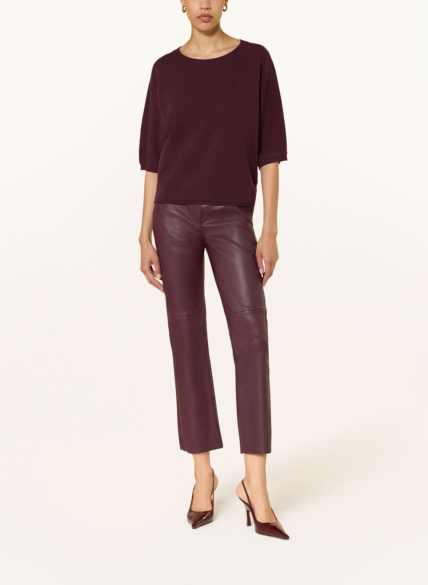 LUISA CERANO Pullover: DUNKELLILA