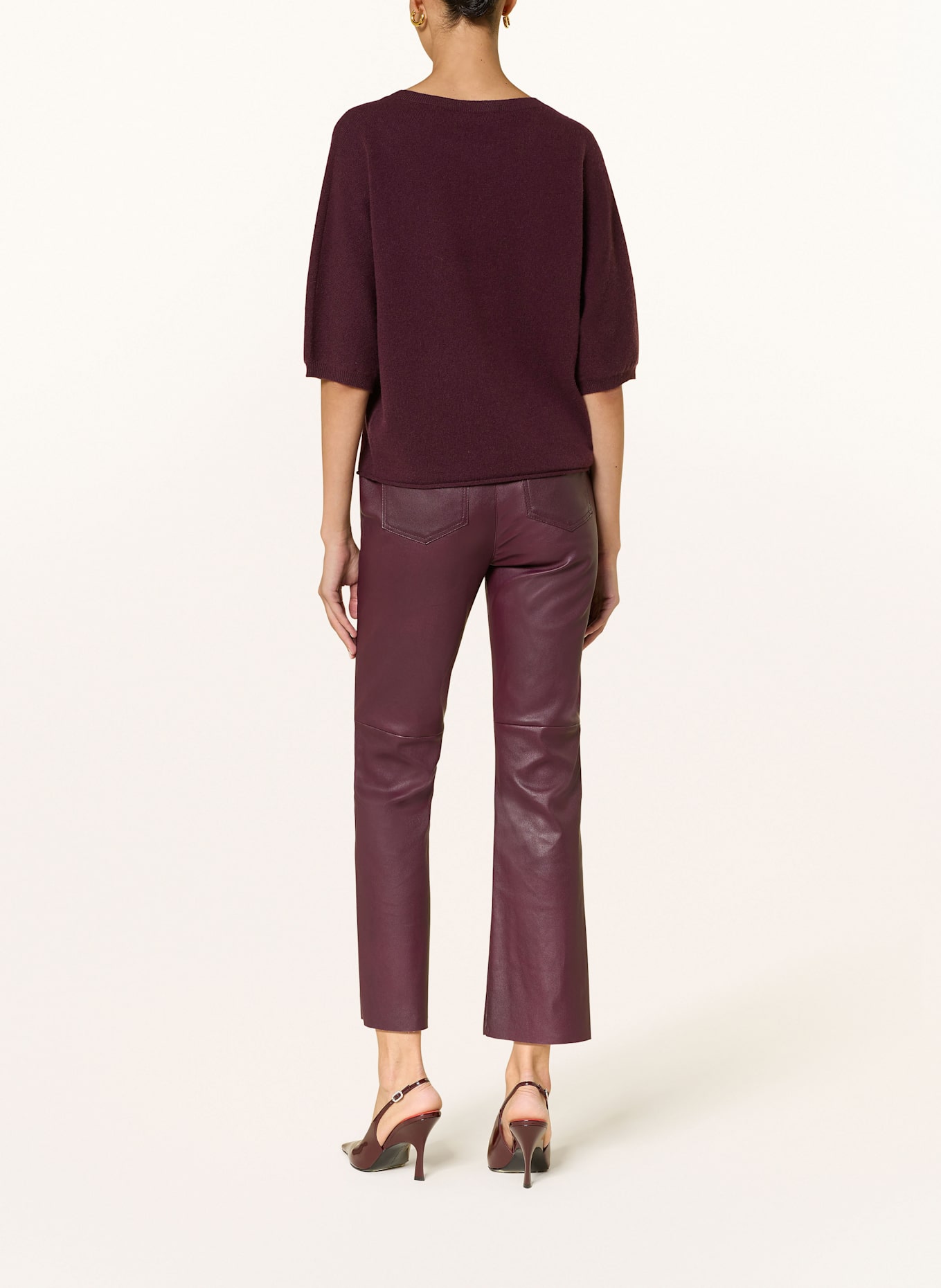 LUISA CERANO Pullover: DUNKELLILA