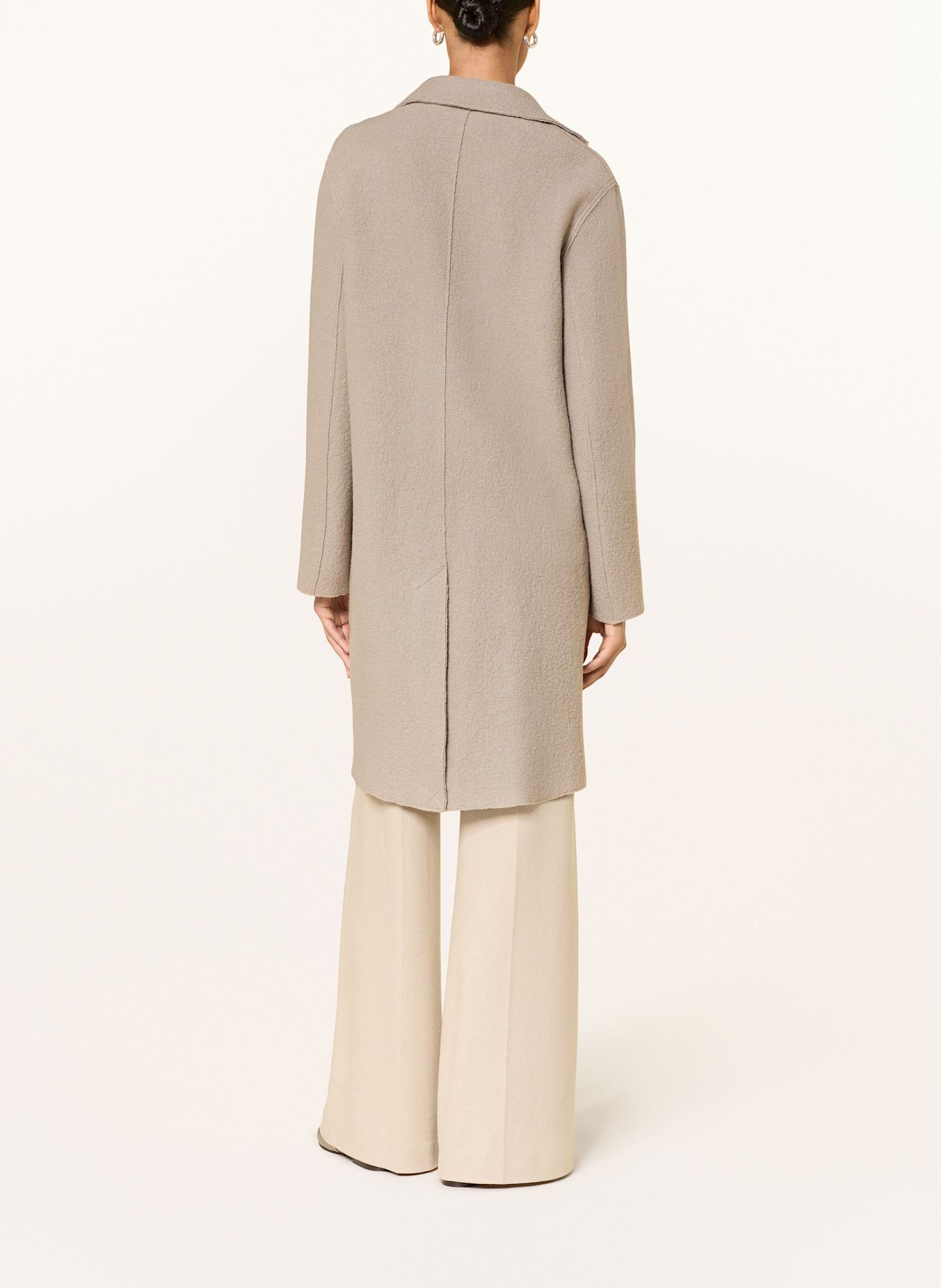 LUISA CERANO Wollmantel: GRAU