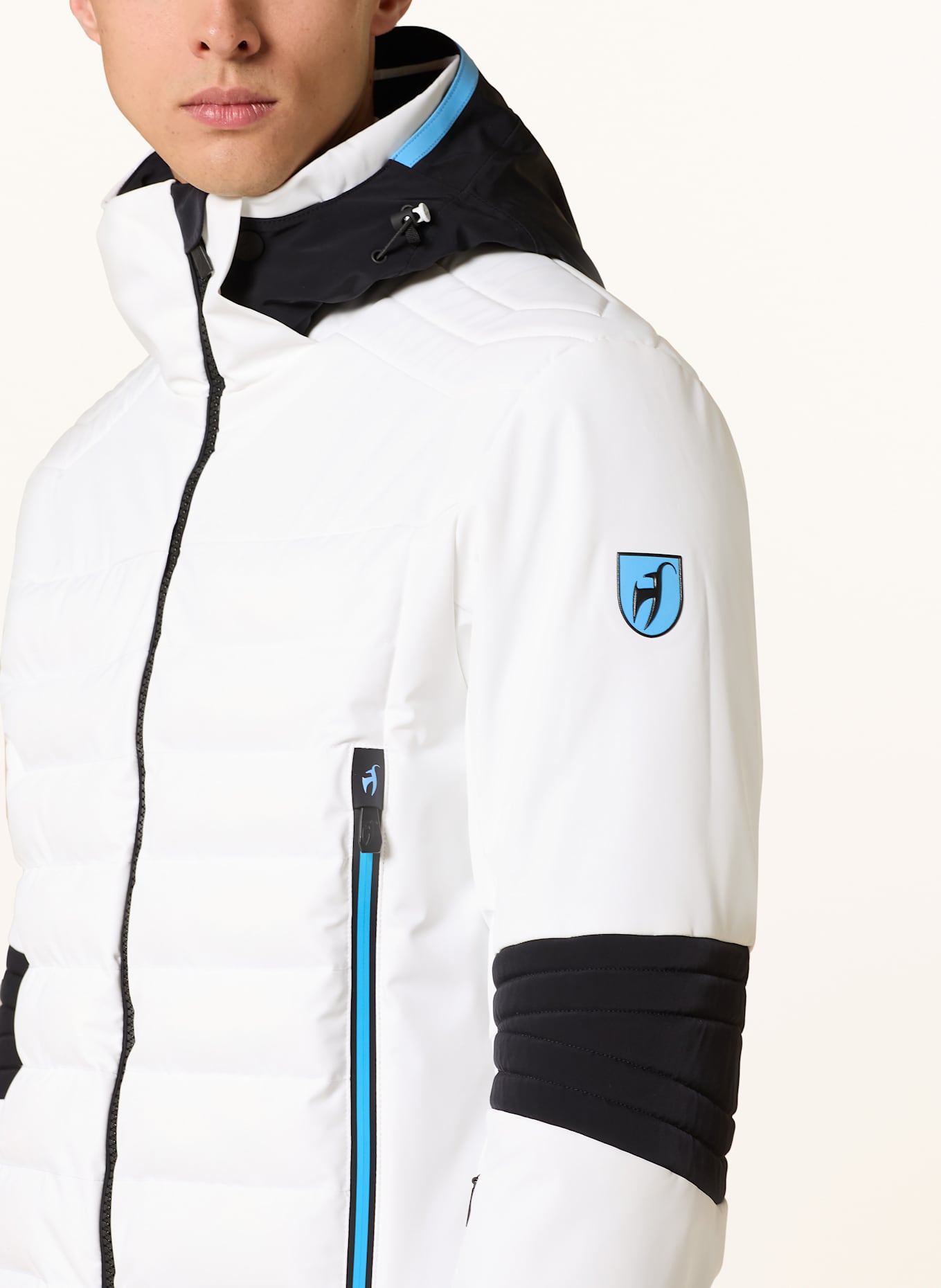 toni sailer Kurtka narciarska MATTI: BIAŁY / CZARNY