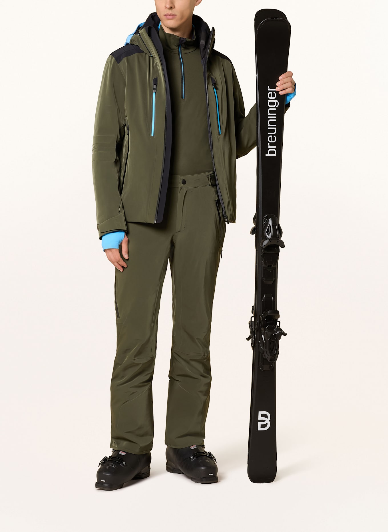 toni sailer Kurtka narciarska EVAN: CIEMNOZIELONY