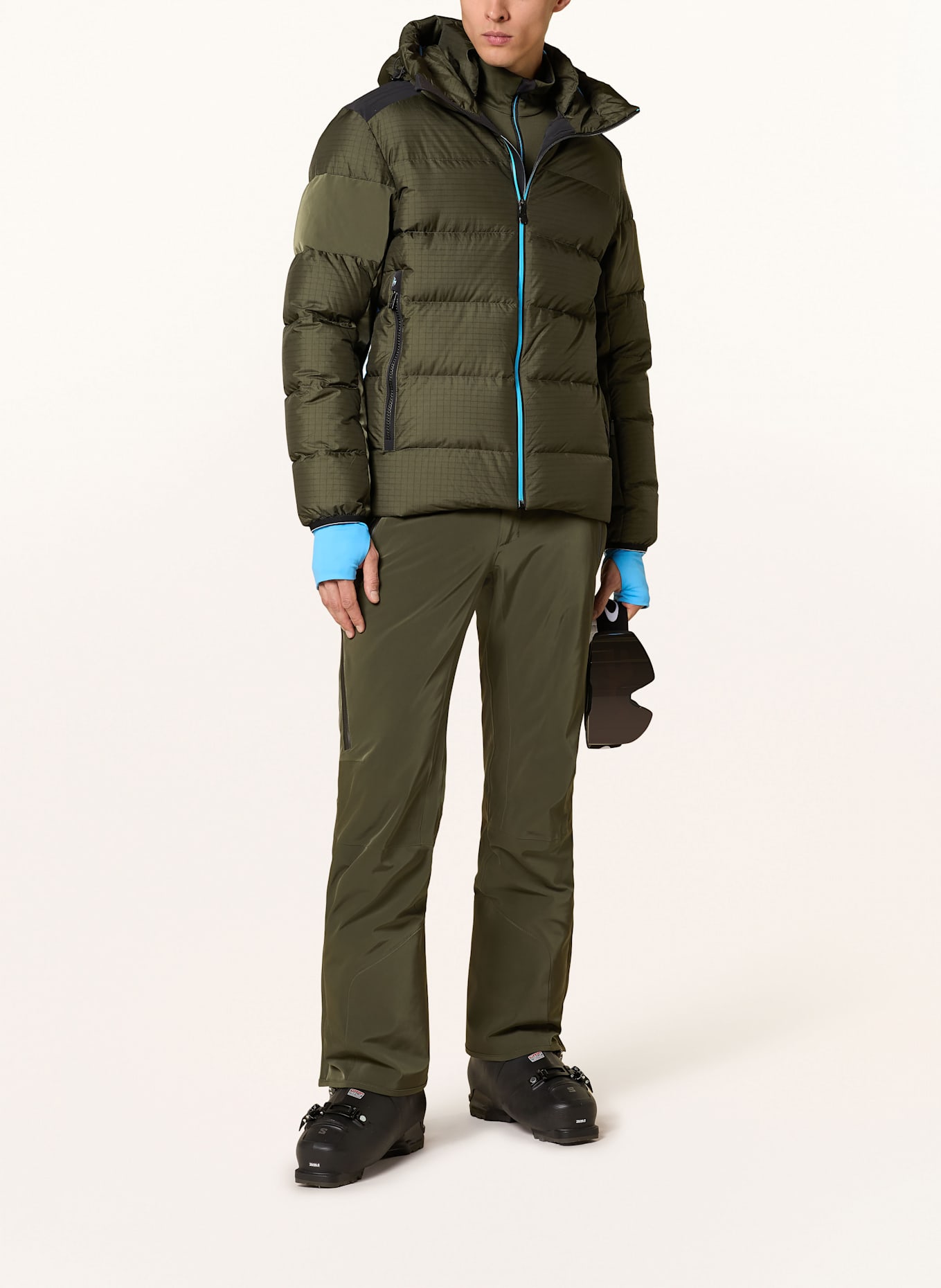 toni sailer Puchowa kurtka narciarska LENNY: CIEMNOZIELONY