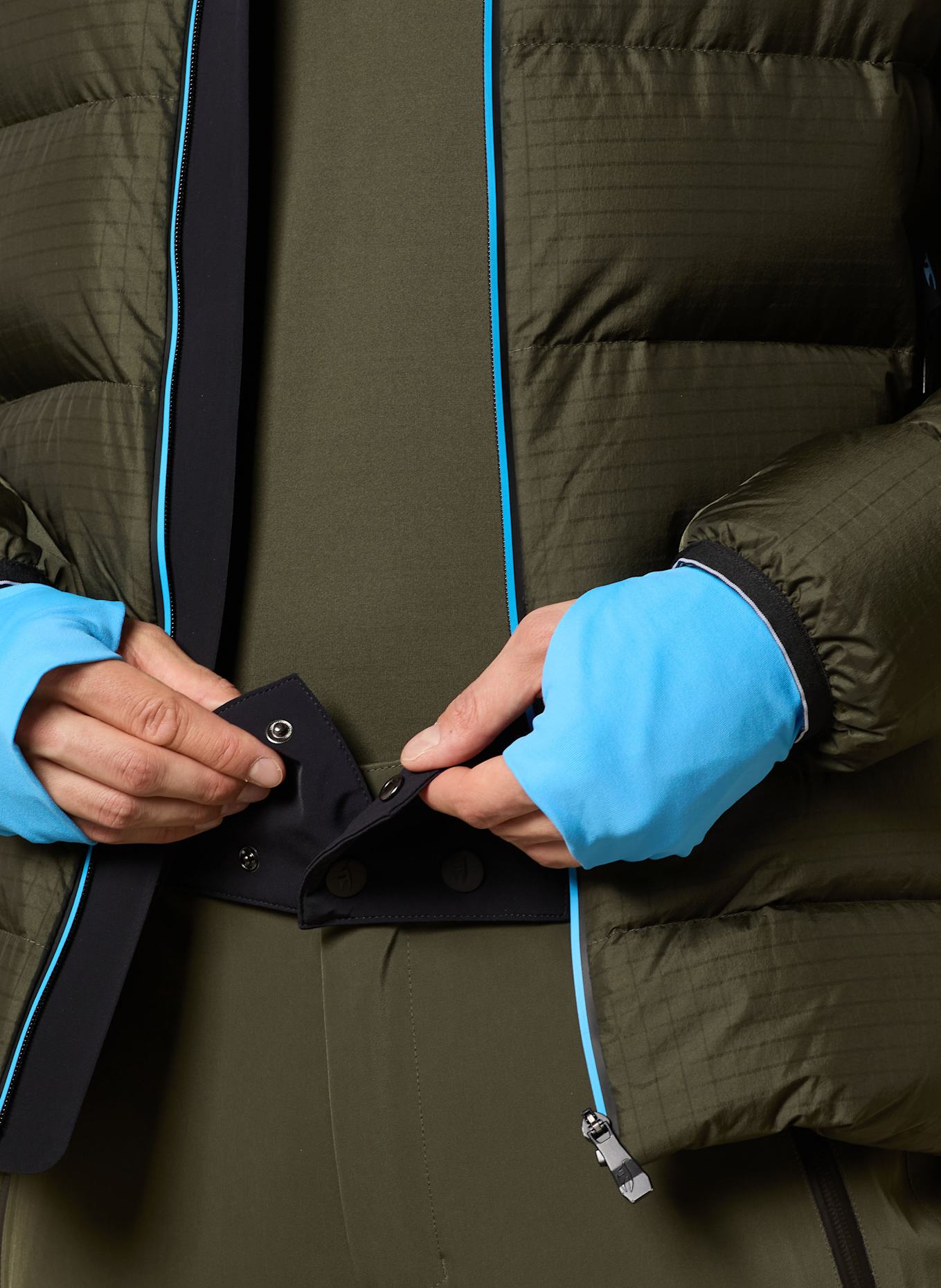 toni sailer Puchowa kurtka narciarska LENNY: CIEMNOZIELONY