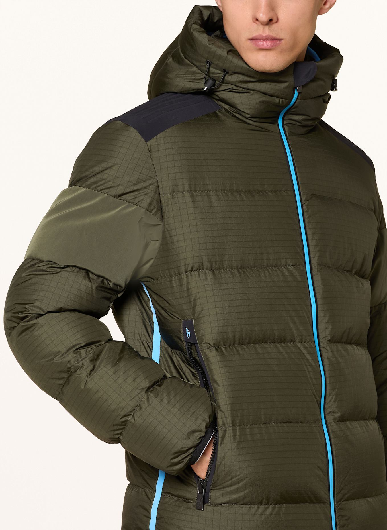 toni sailer Puchowa kurtka narciarska LENNY: CIEMNOZIELONY